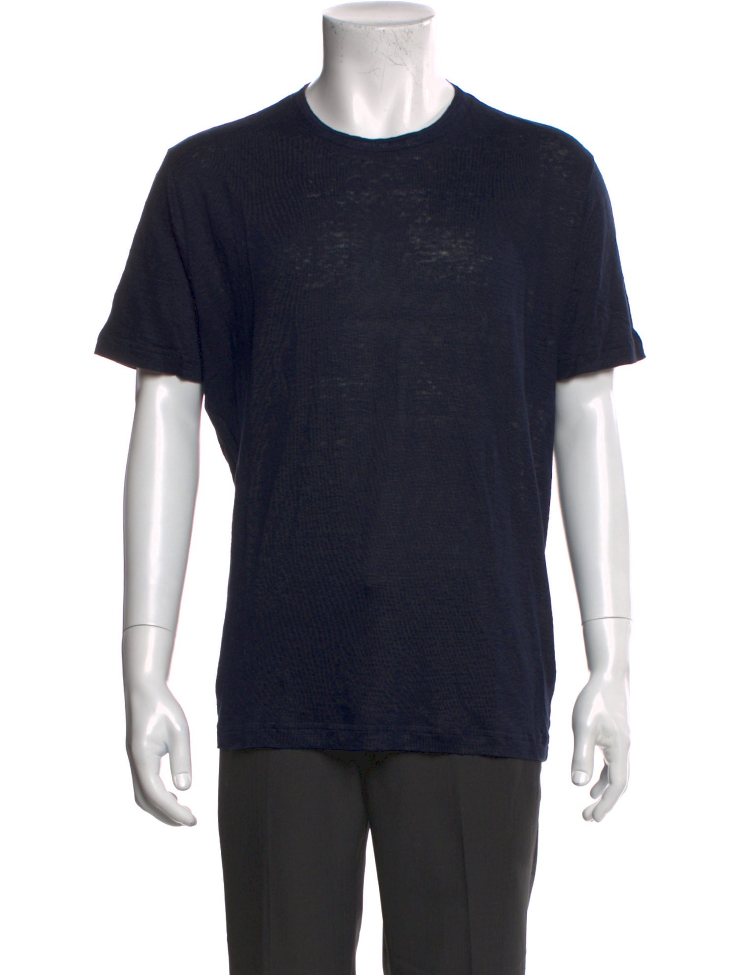 Loro Piana Linen Crew Neck T-Shirt