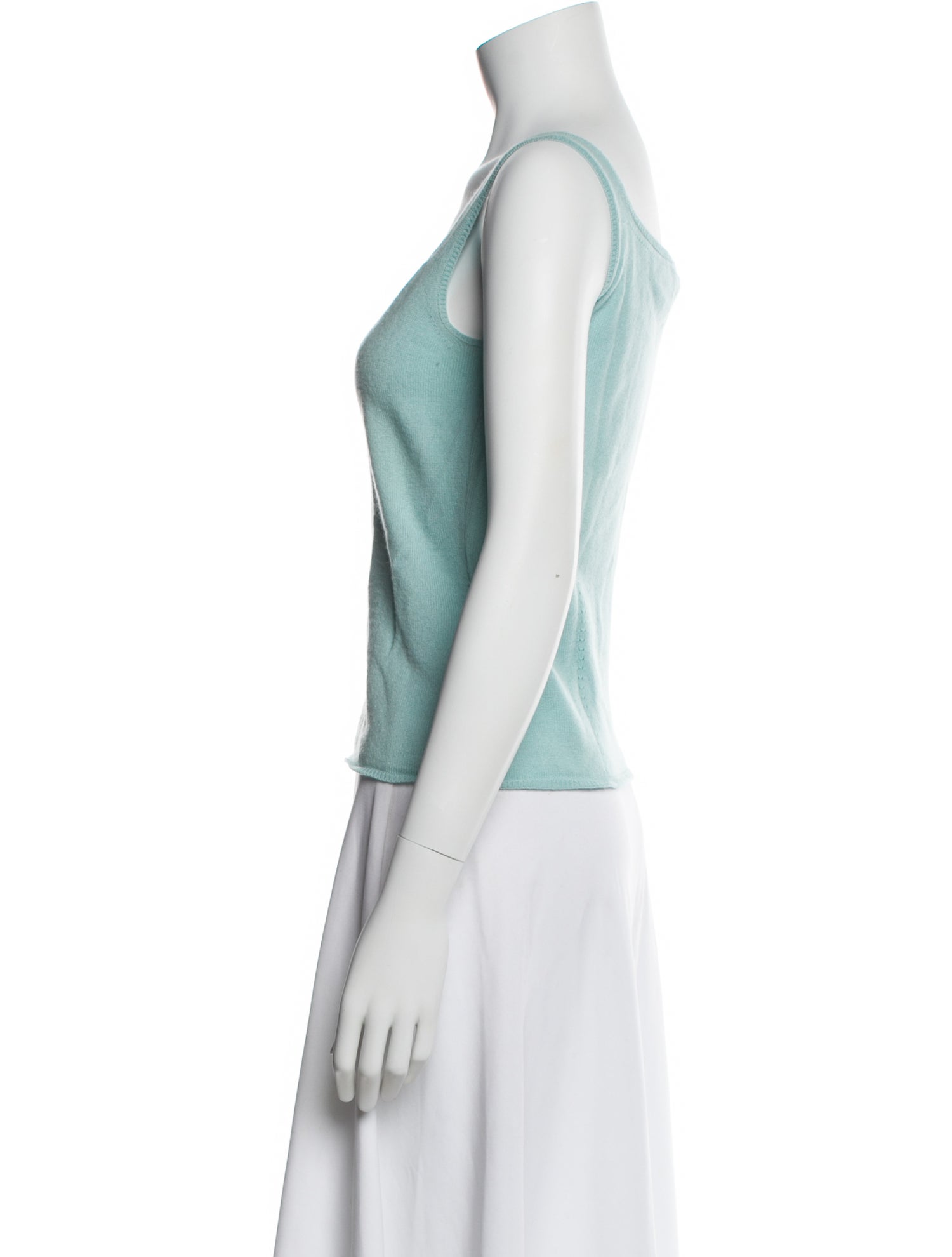 Loro Piana Cashmere Square Neckline Top