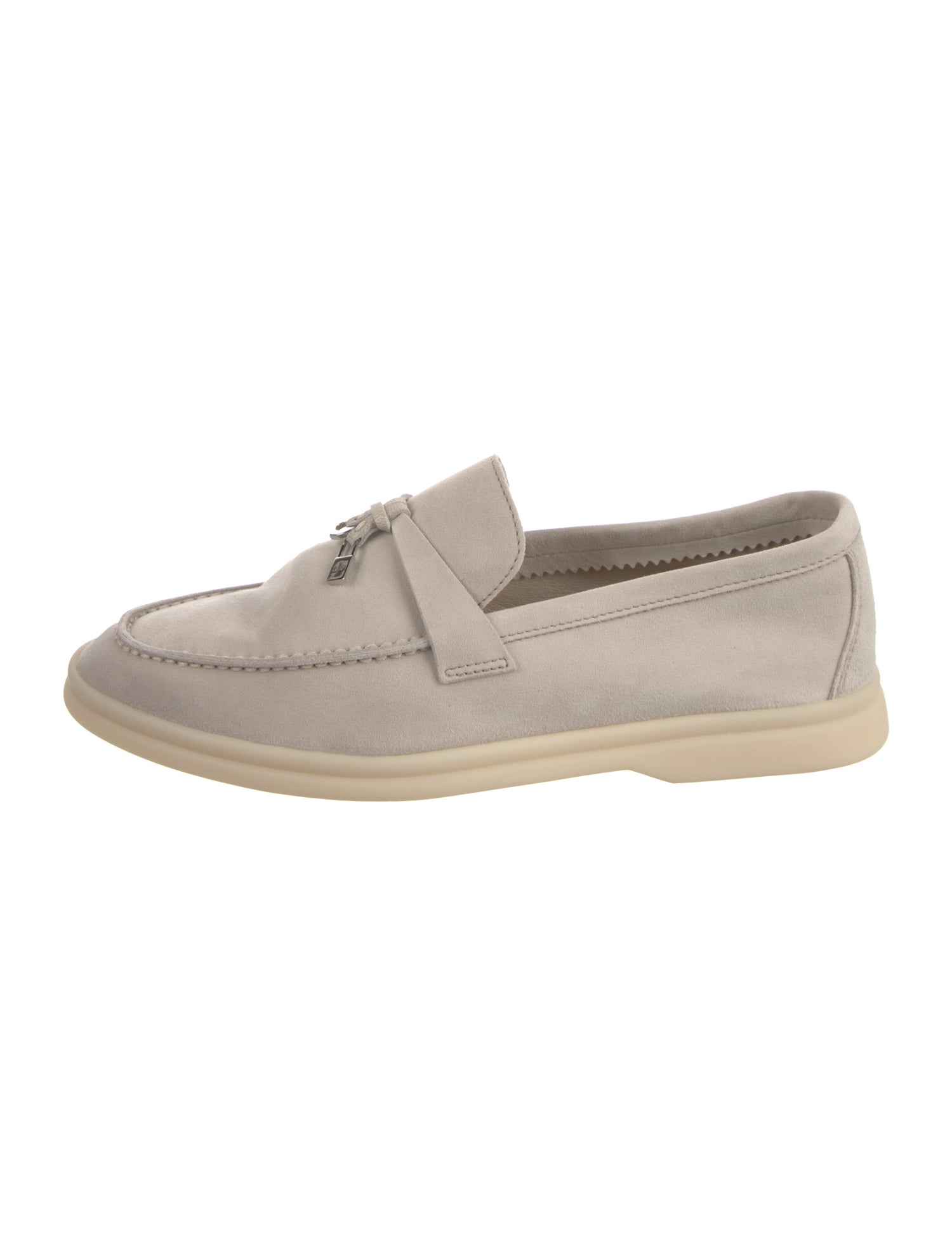 Loro Piana Summer Charm Walk Suede Loafers