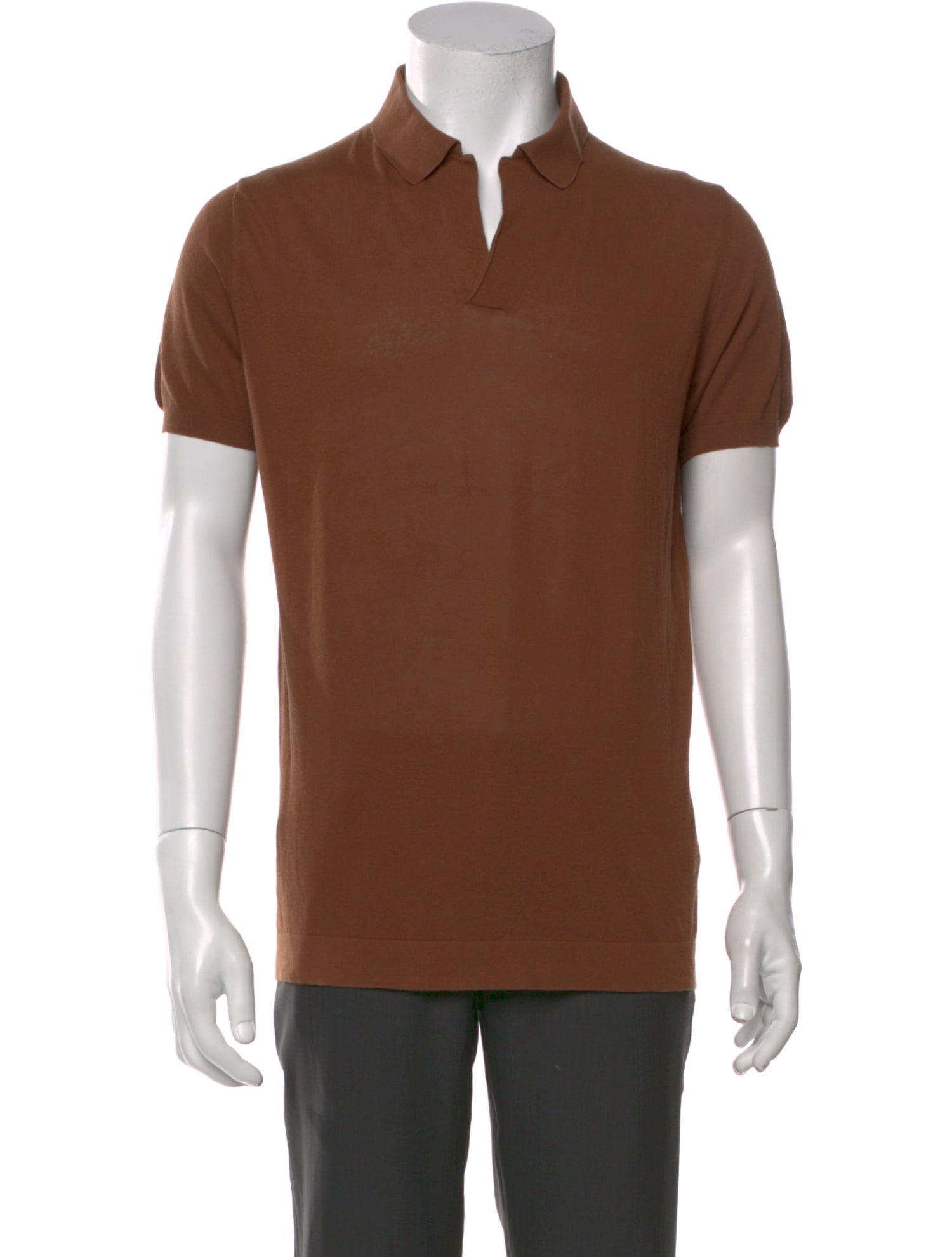 Loro Piana Collar Short Sleeve Polo Shirt