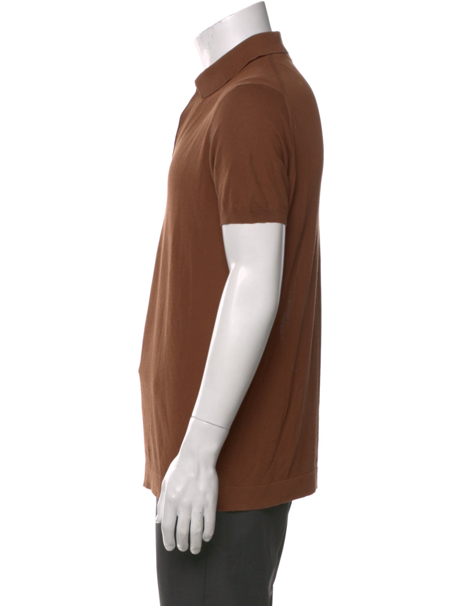 Loro Piana Collar Short Sleeve Polo Shirt