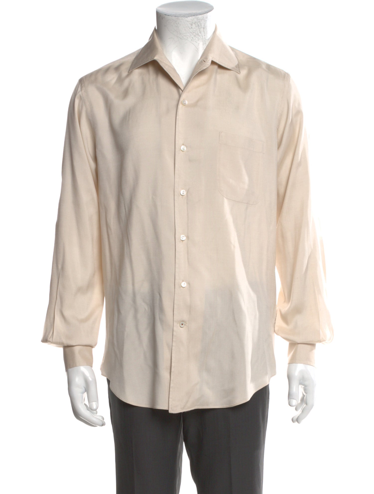 Loro Piana Silk Long Sleeve Shirt