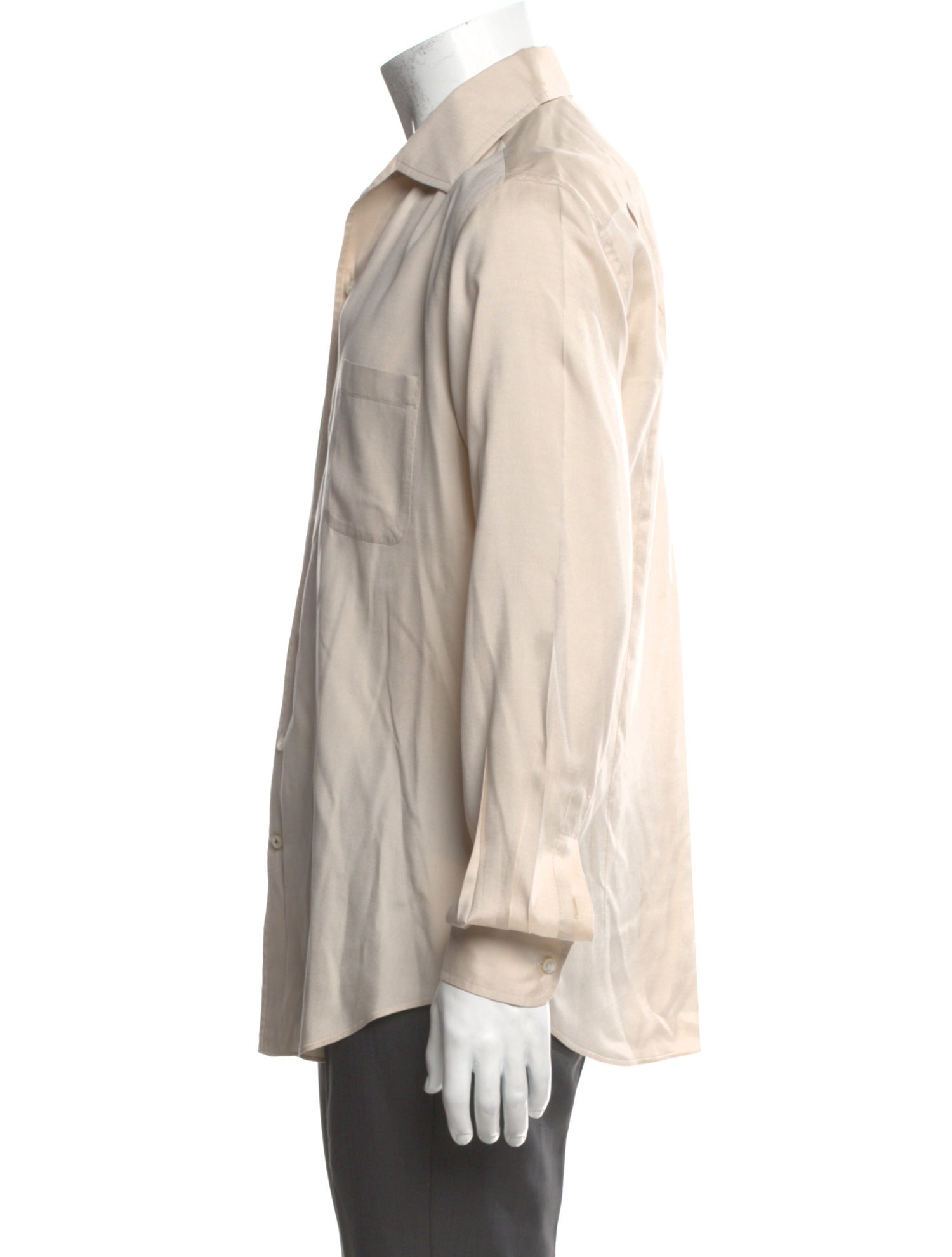 Loro Piana Silk Long Sleeve Shirt