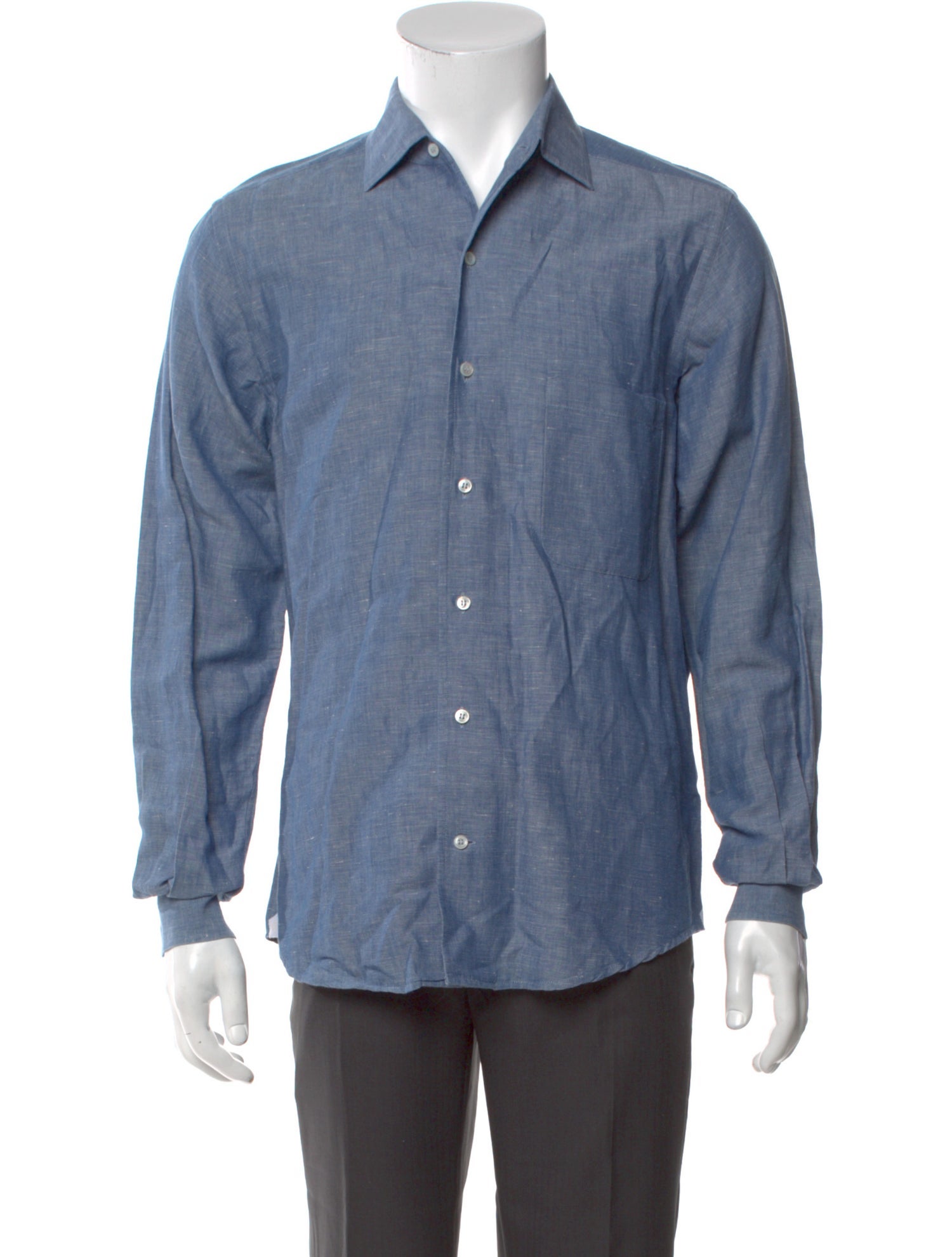 Loro Piana Long Sleeve Dress Shirt