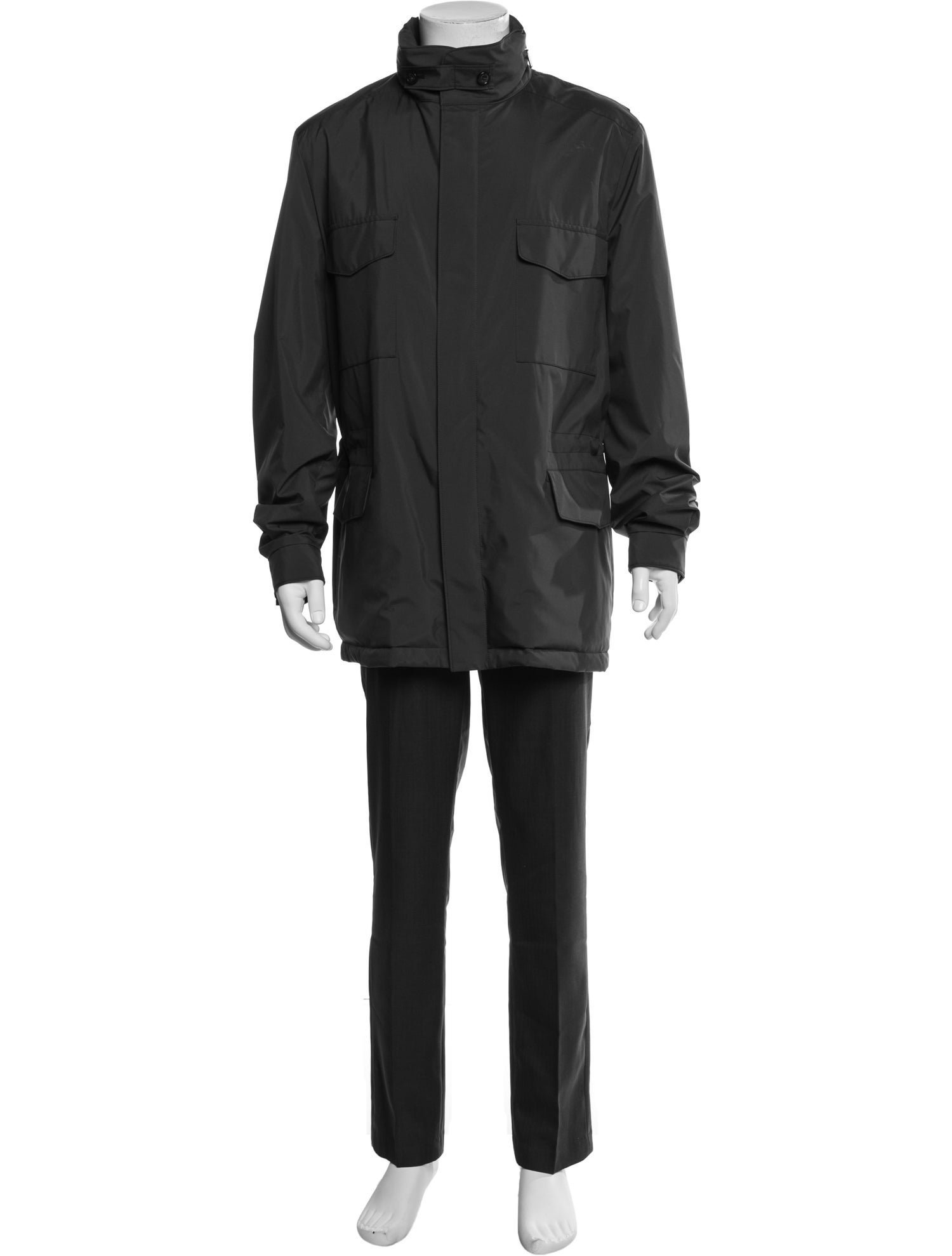 Loro Piana Traveller Green Storm System Parka