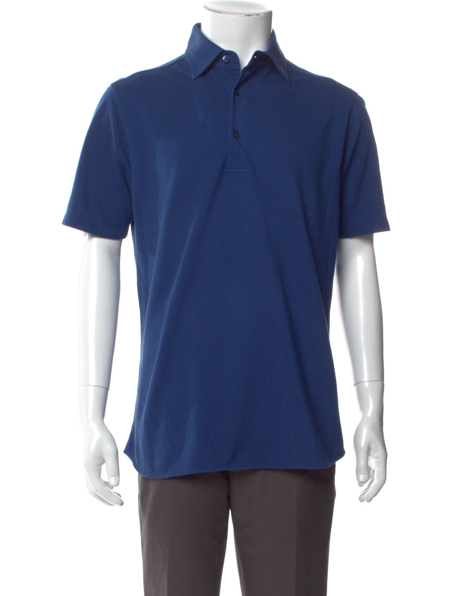 Loro Piana Crew Neck Short Sleeve Polo Shirt