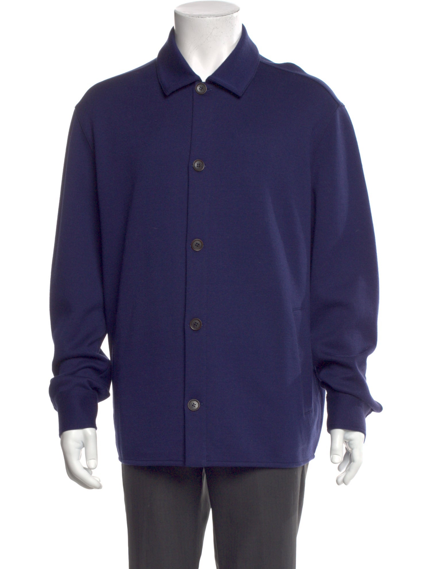 Loro Piana 'Whitney' Overshirt Mock Neck Cardigan w/ Tags