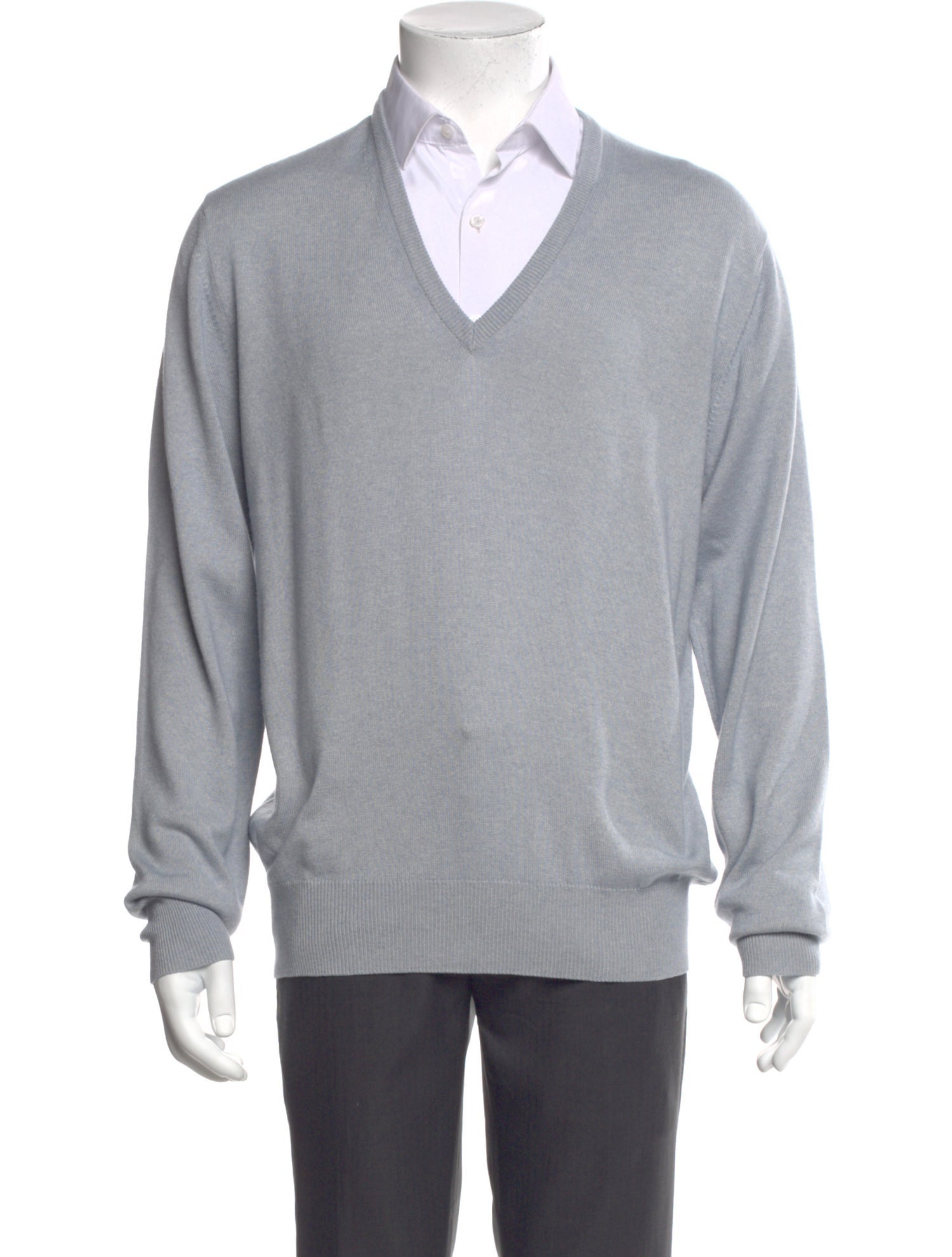 Loro Piana Silk V-Neck Pullover