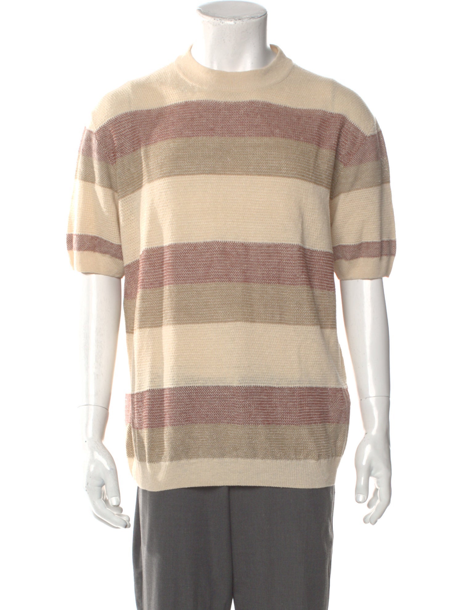 Loro Piana Linen Striped T-Shirt