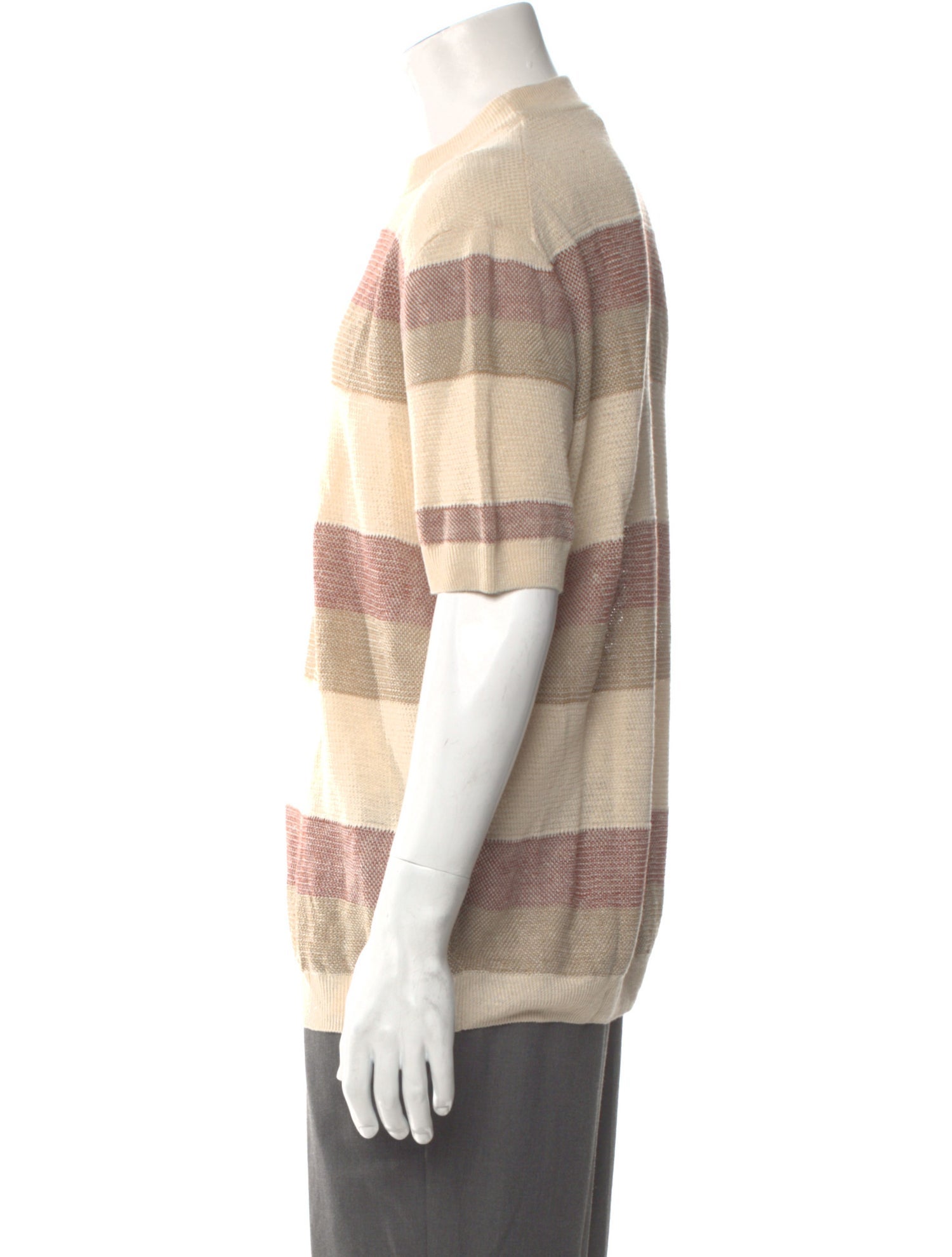 Loro Piana Linen Striped T-Shirt