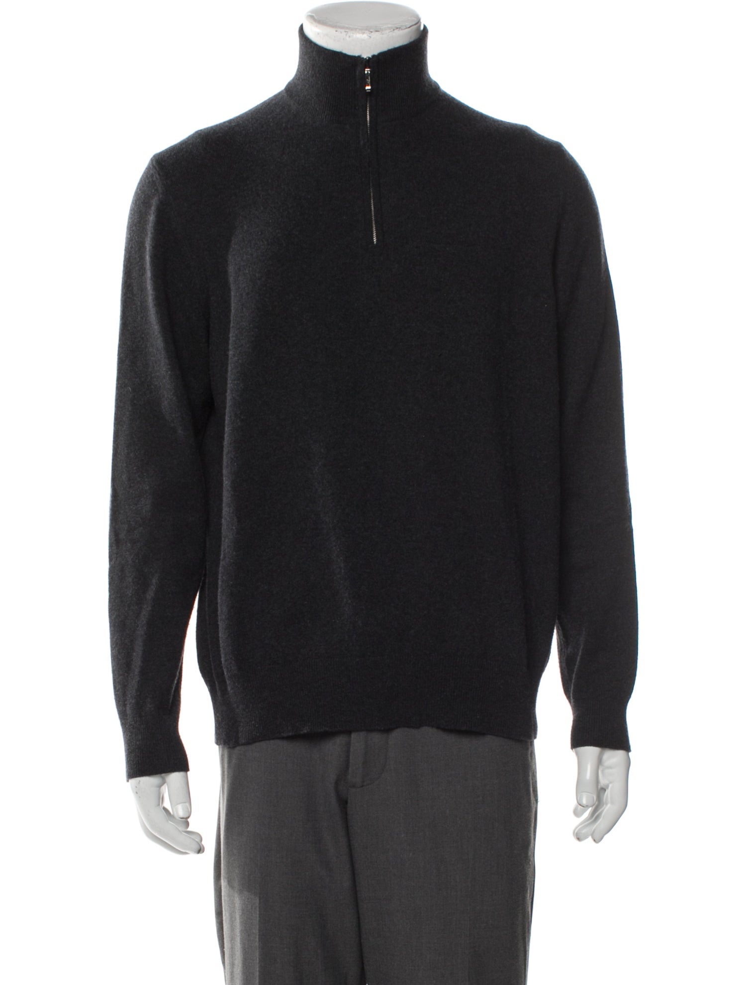 Loro Piana Cashmere Mock Neck Pullover