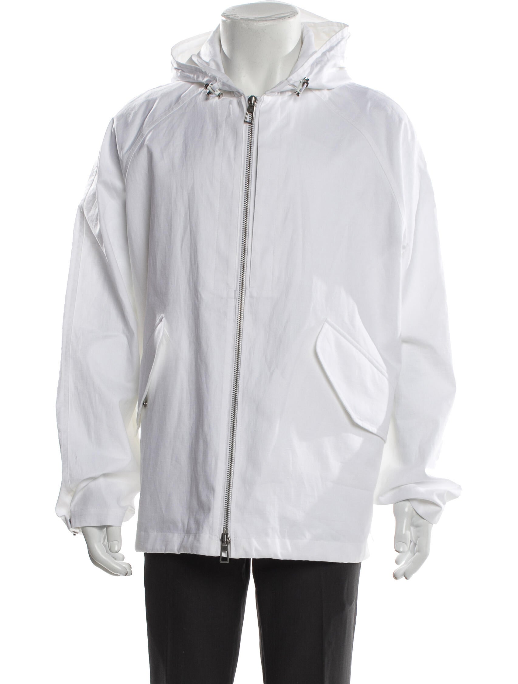Loro Piana Three Layer Fabric Storm System Linen Windbreaker
