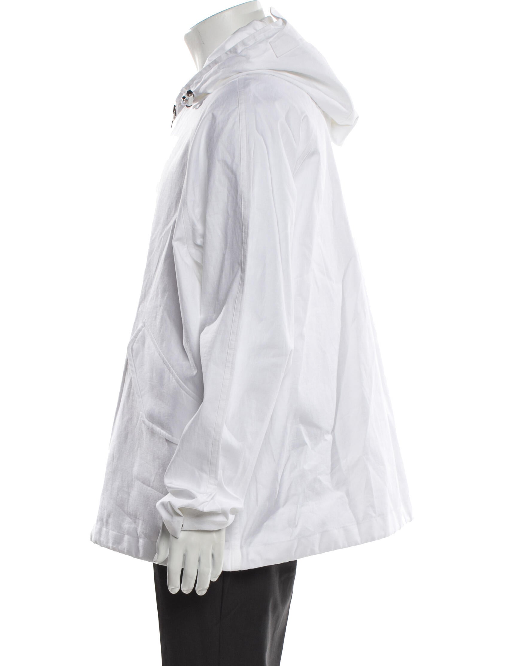 Loro Piana Three Layer Fabric Storm System Linen Windbreaker