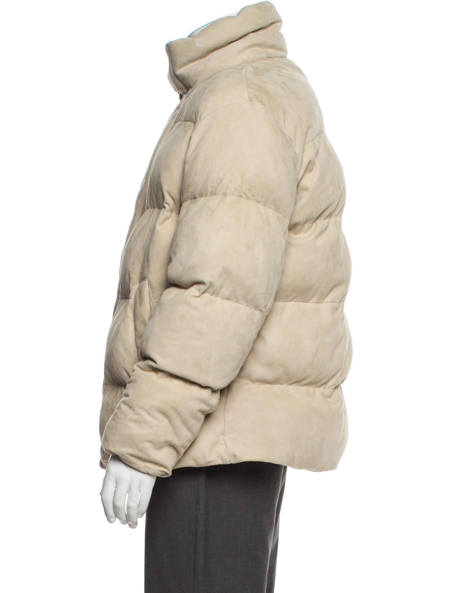 Loro Piana Goat Leather Puffer Coat
