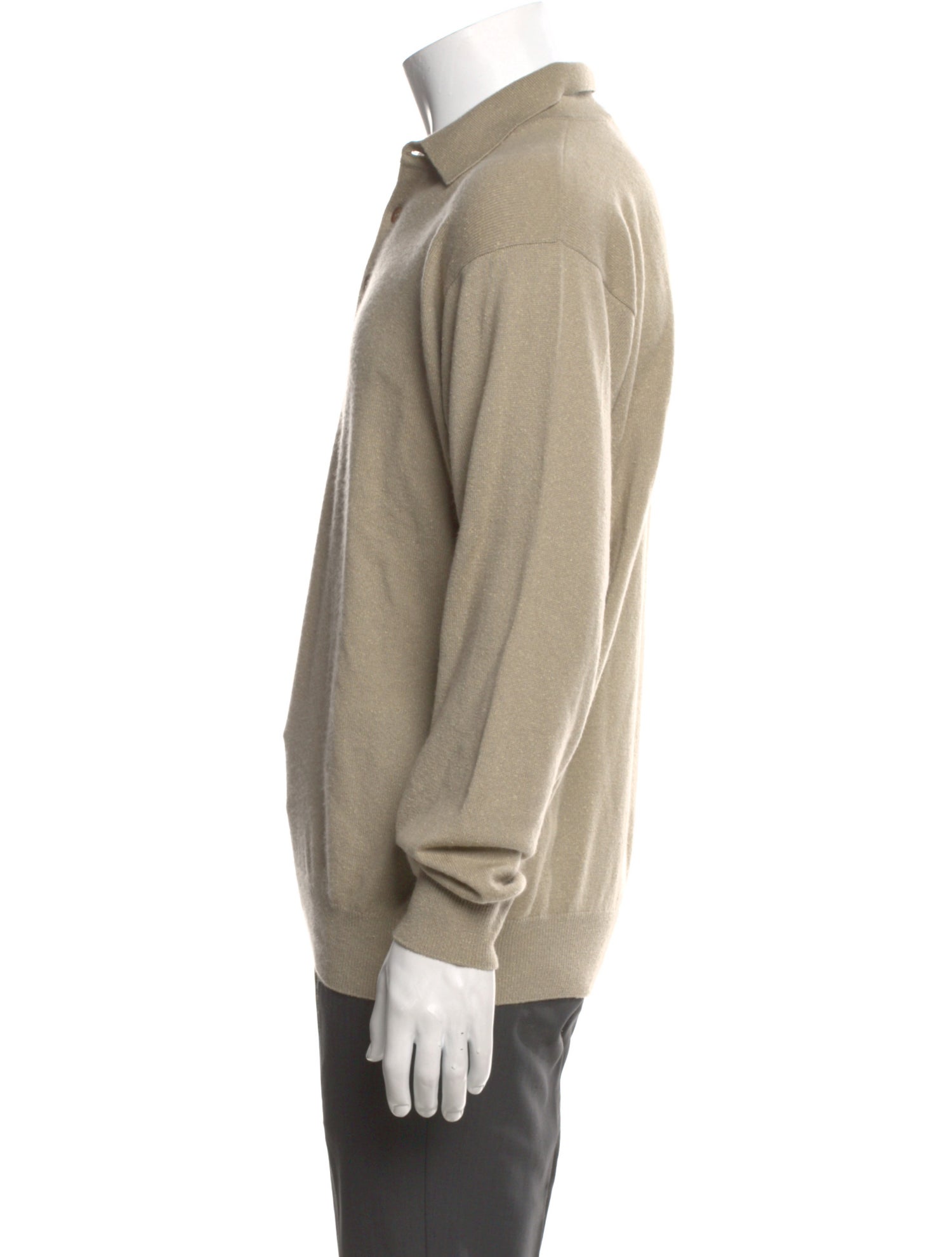 Loro Piana Cashmere Collar Polo Sweater