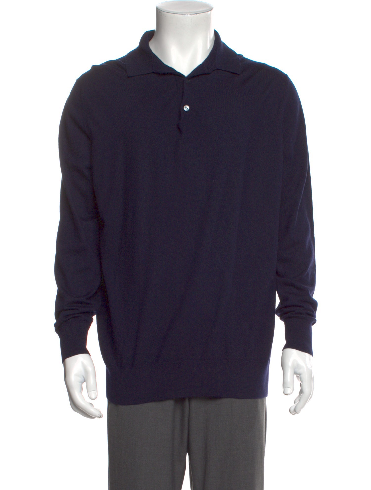 Loro Piana Wish® Virgin Wool Polo Sweater