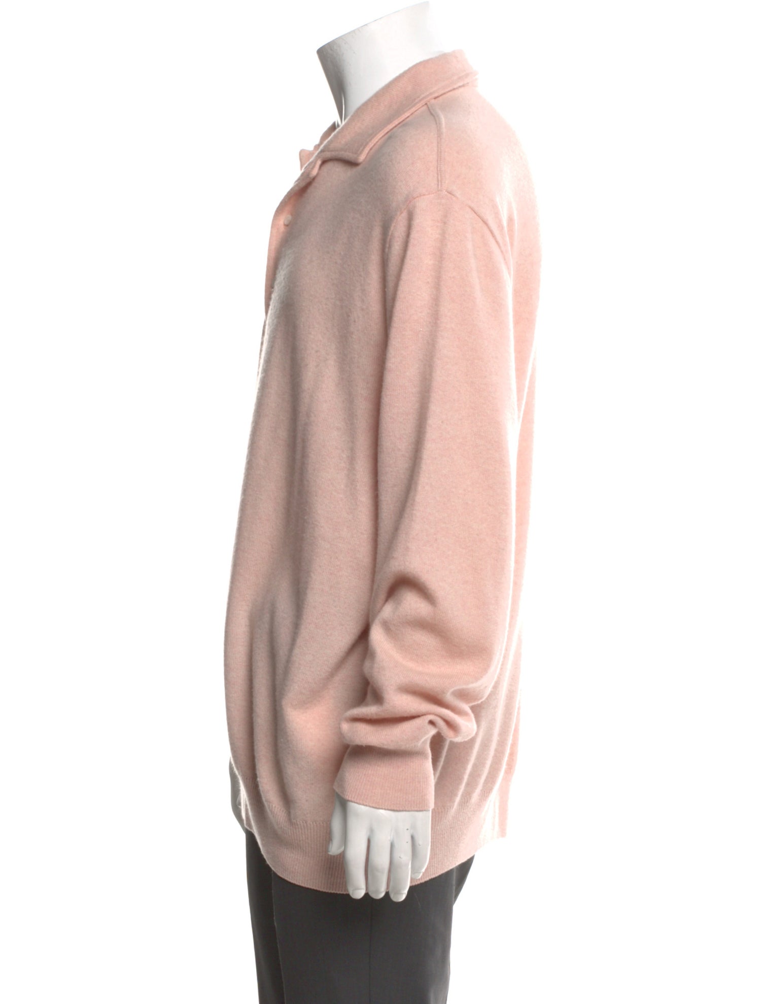 Loro Piana Cashmere Mock Neck Polo Sweater