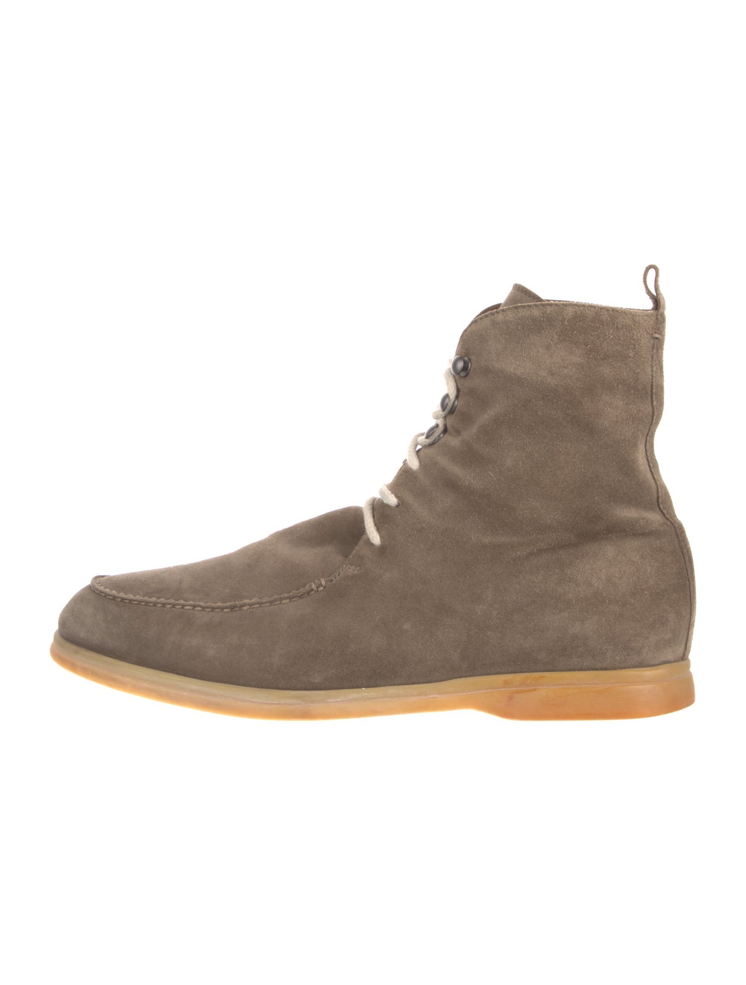 Loro Piana Suede Lace-Up Boots