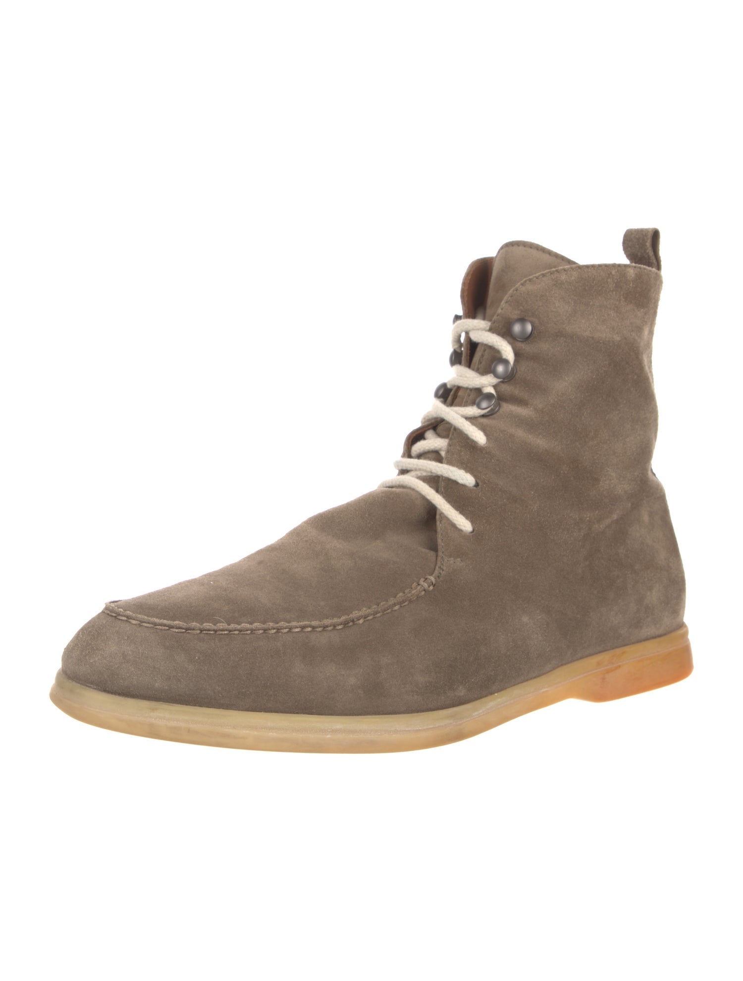 Loro Piana Suede Lace-Up Boots