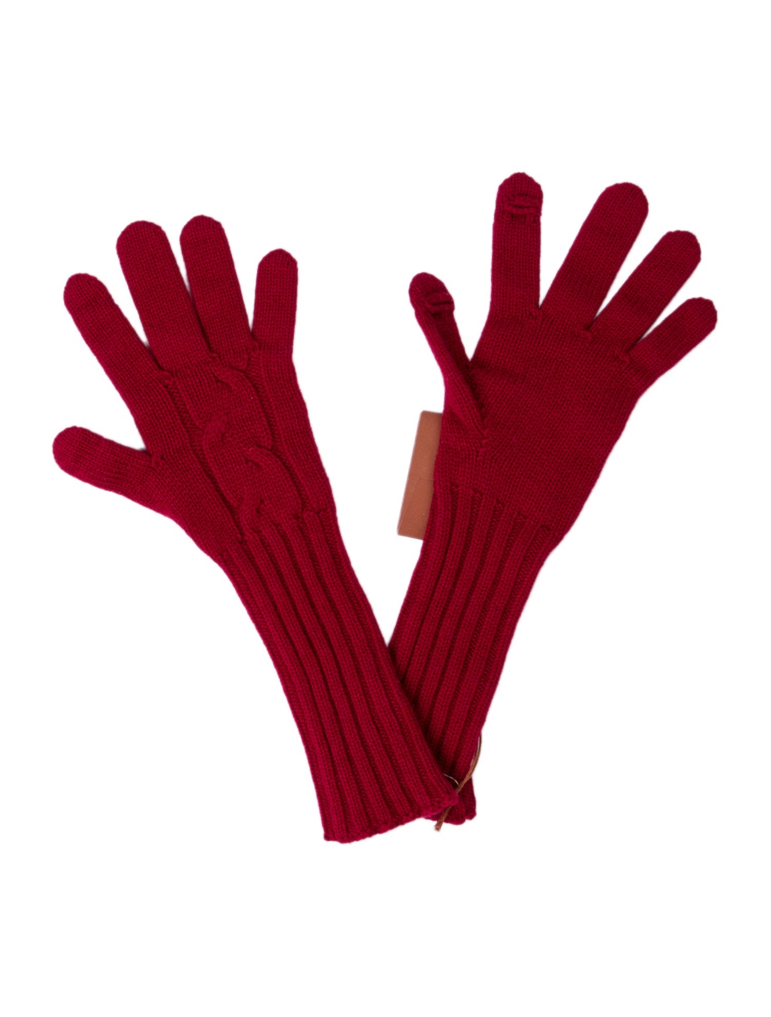 Loro Piana Knit Patterned Gloves w/Tags