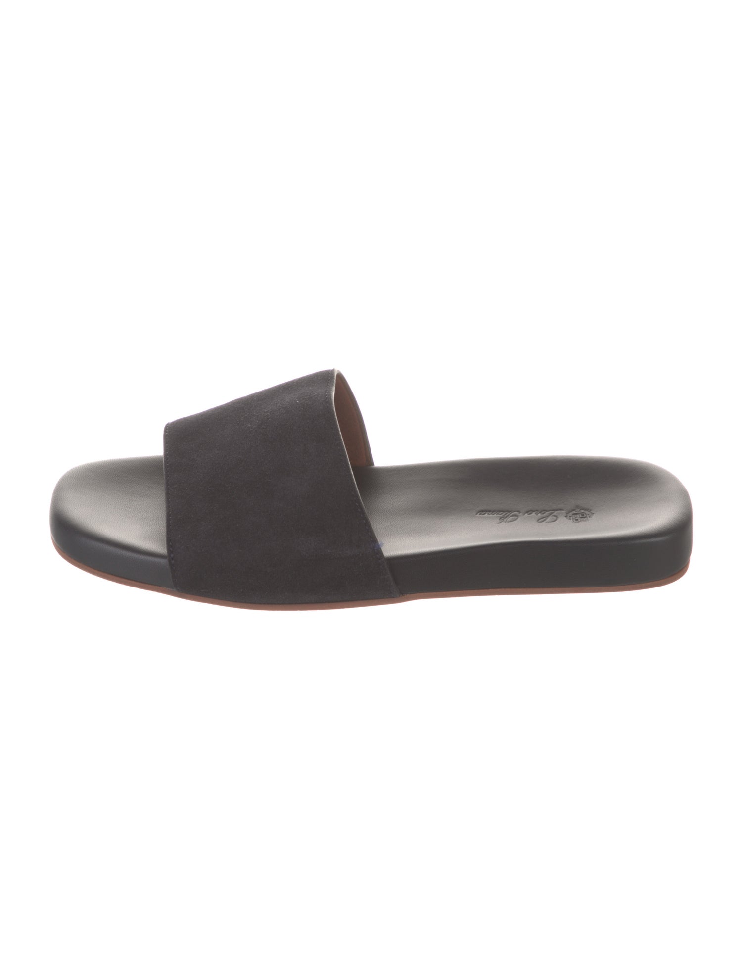 Loro Piana Sea-Slide Walk Suede Slides