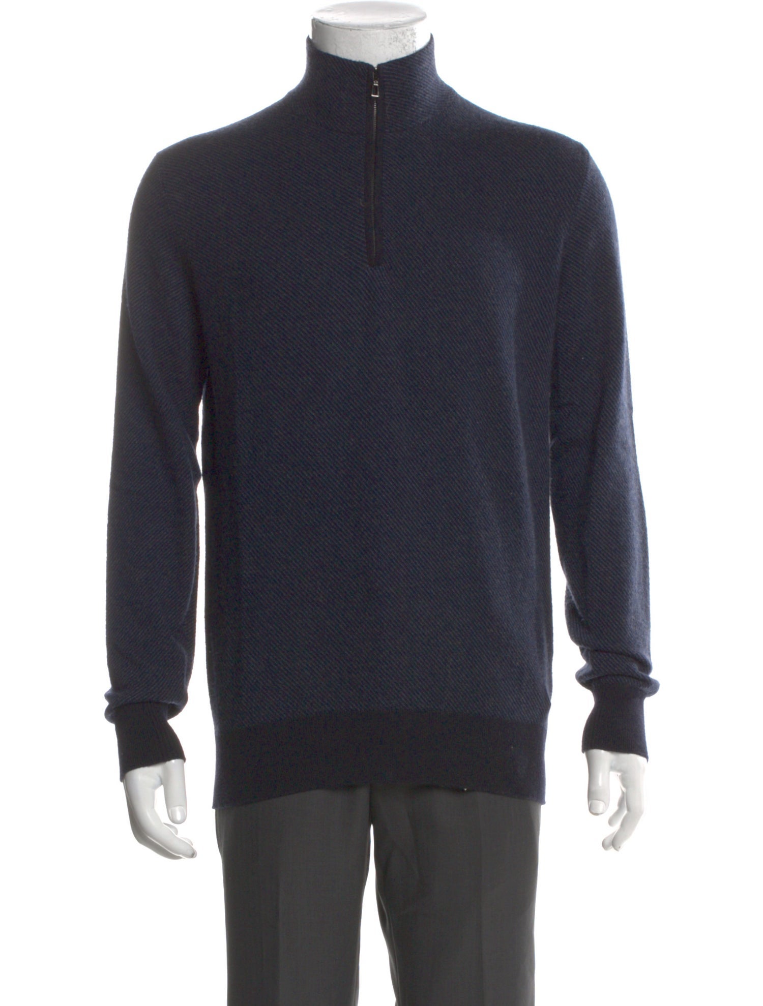 Loro Piana Cashmere Mock Neck Pullover