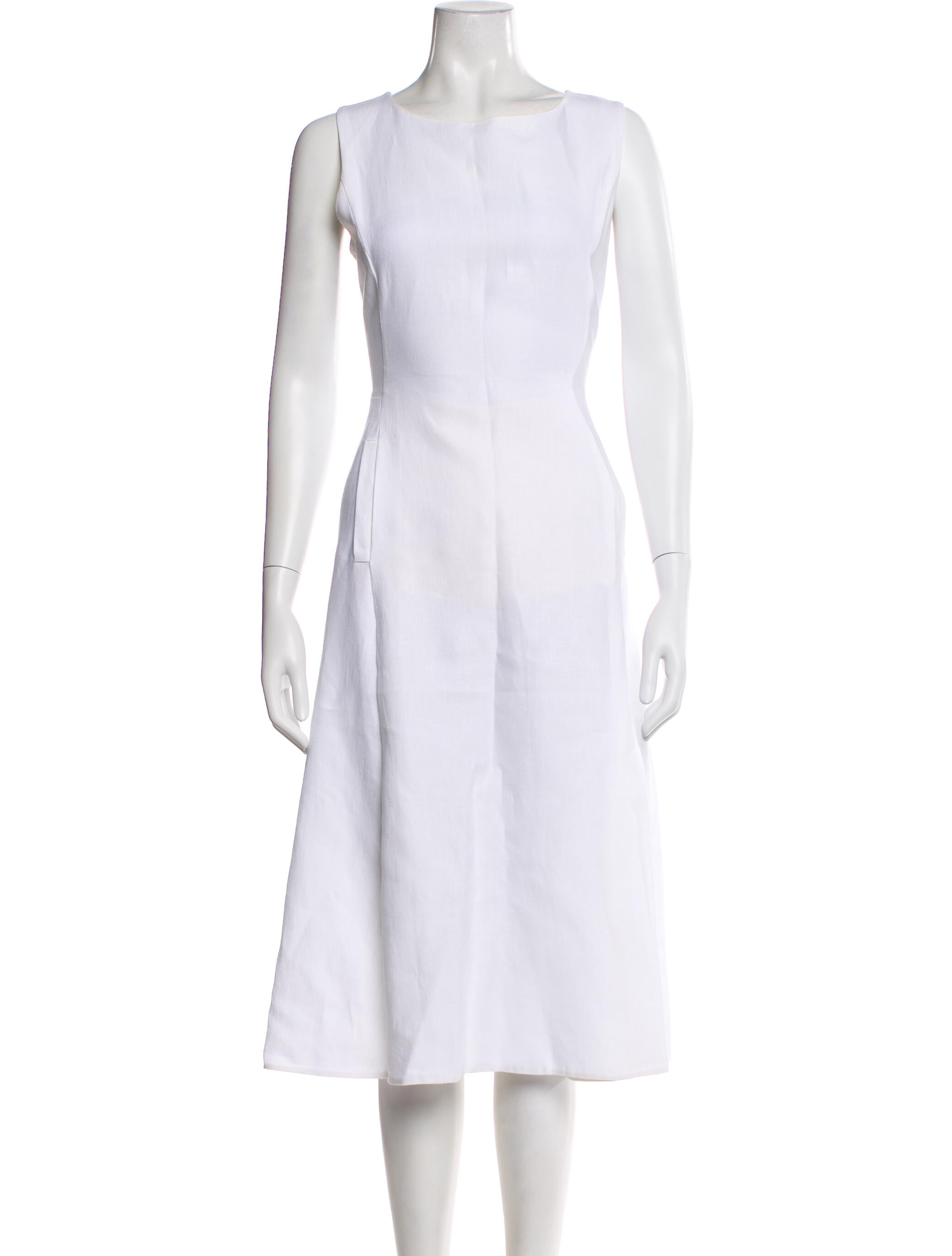 Loro Piana Linen Midi Length Dress