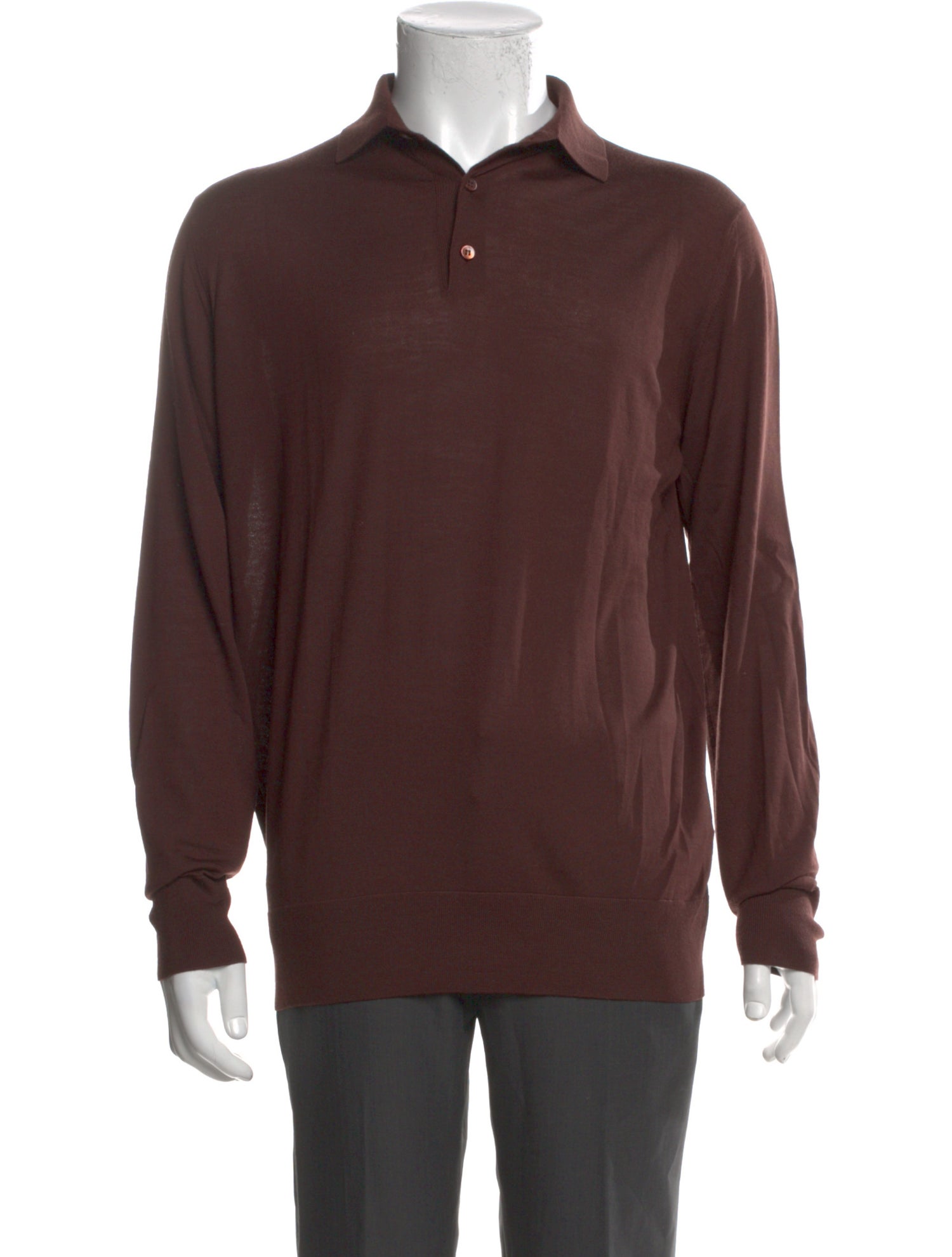 Loro Piana Wish® Virgin Wool Polo Sweater