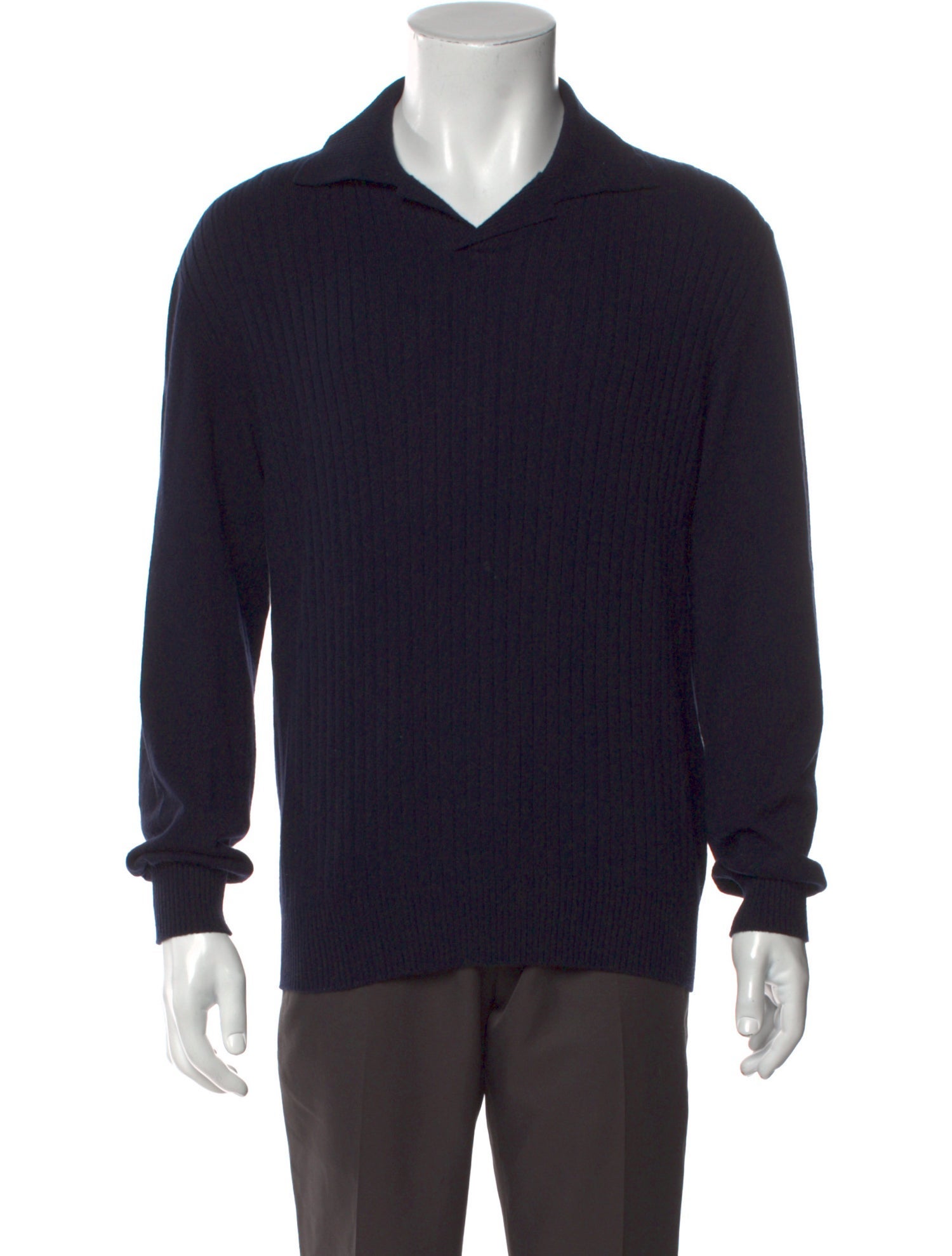 Loro Piana Aspen Baby Cashmere Polo Sweater