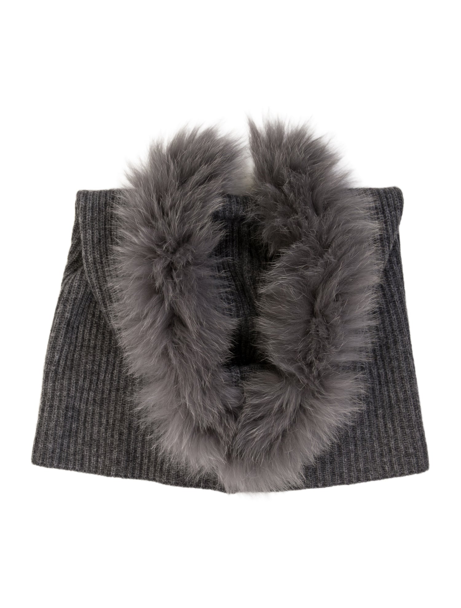 Loro Piana Womens Grey Snood