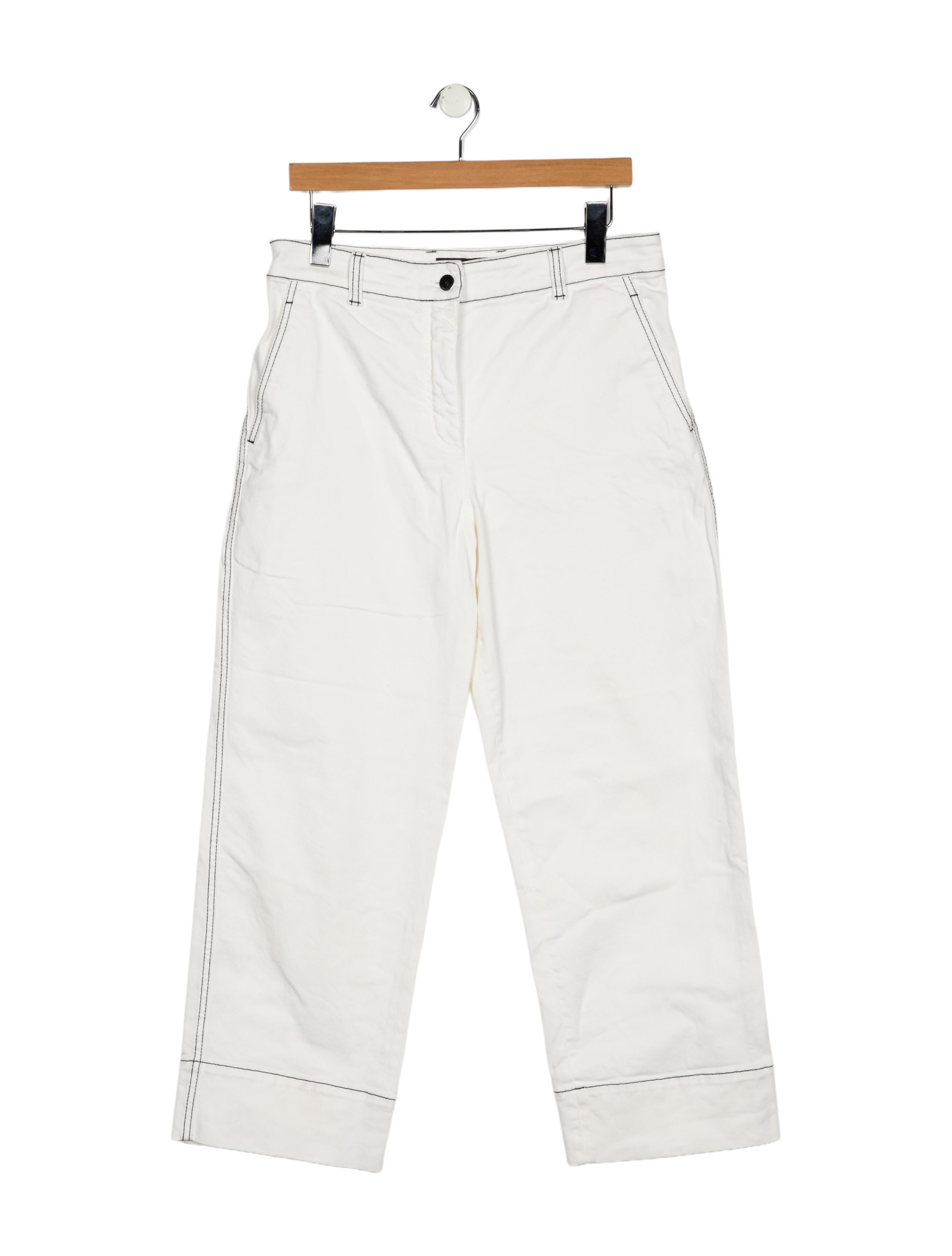 Loro Piana High-Rise Straight Leg Jeans