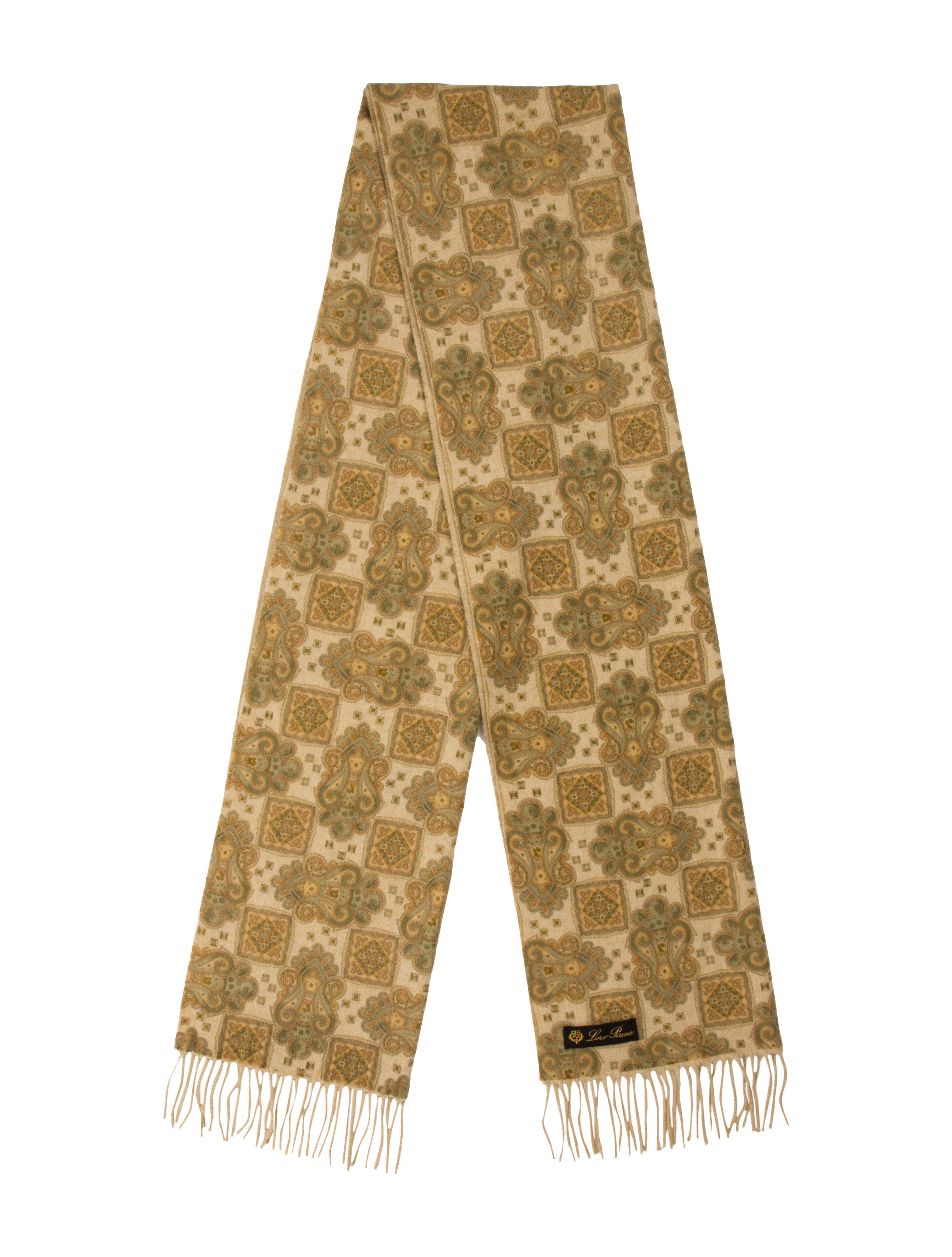 Loro Piana Cashmere Printed Scarf