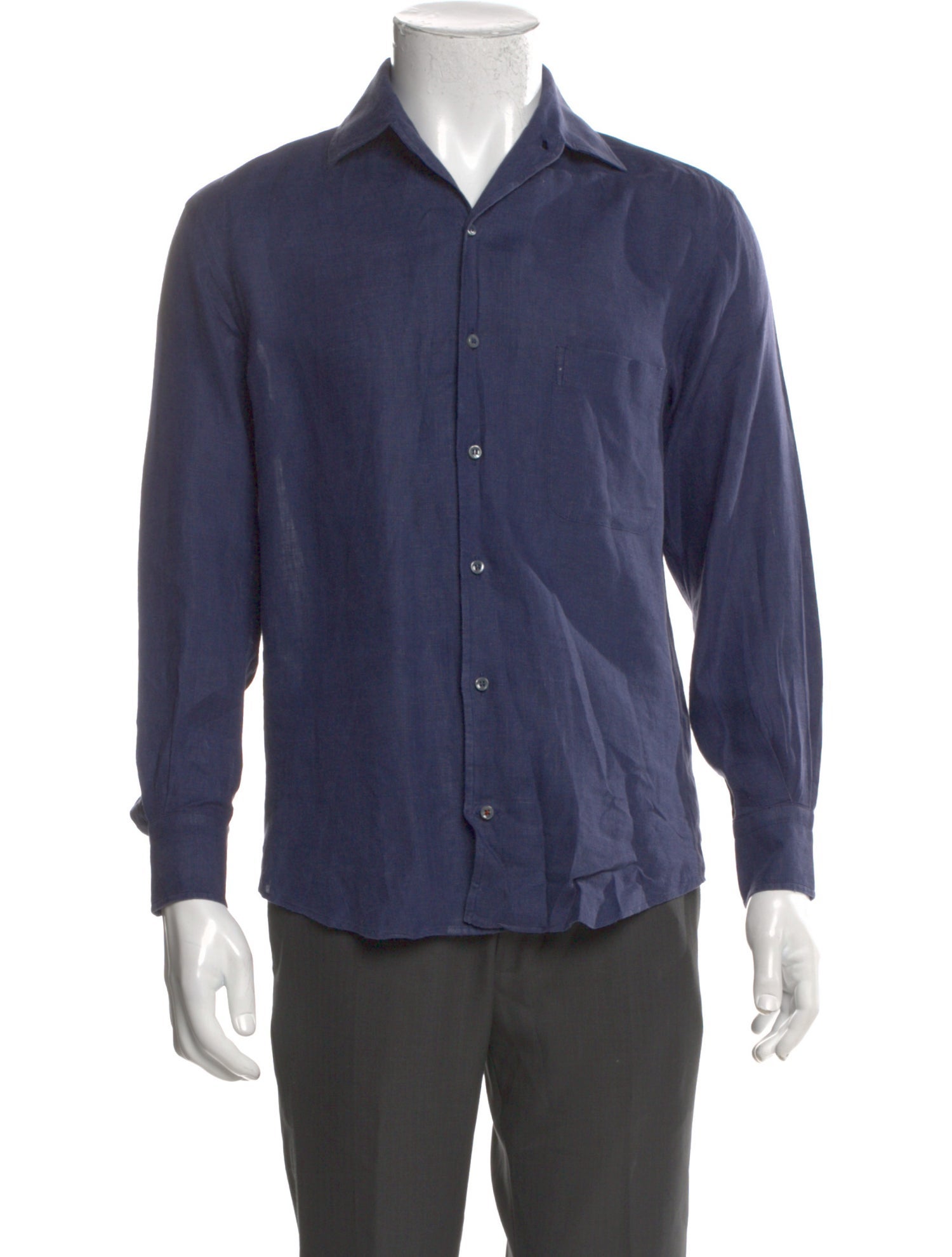 Loro Piana Linen Long Sleeve Shirt