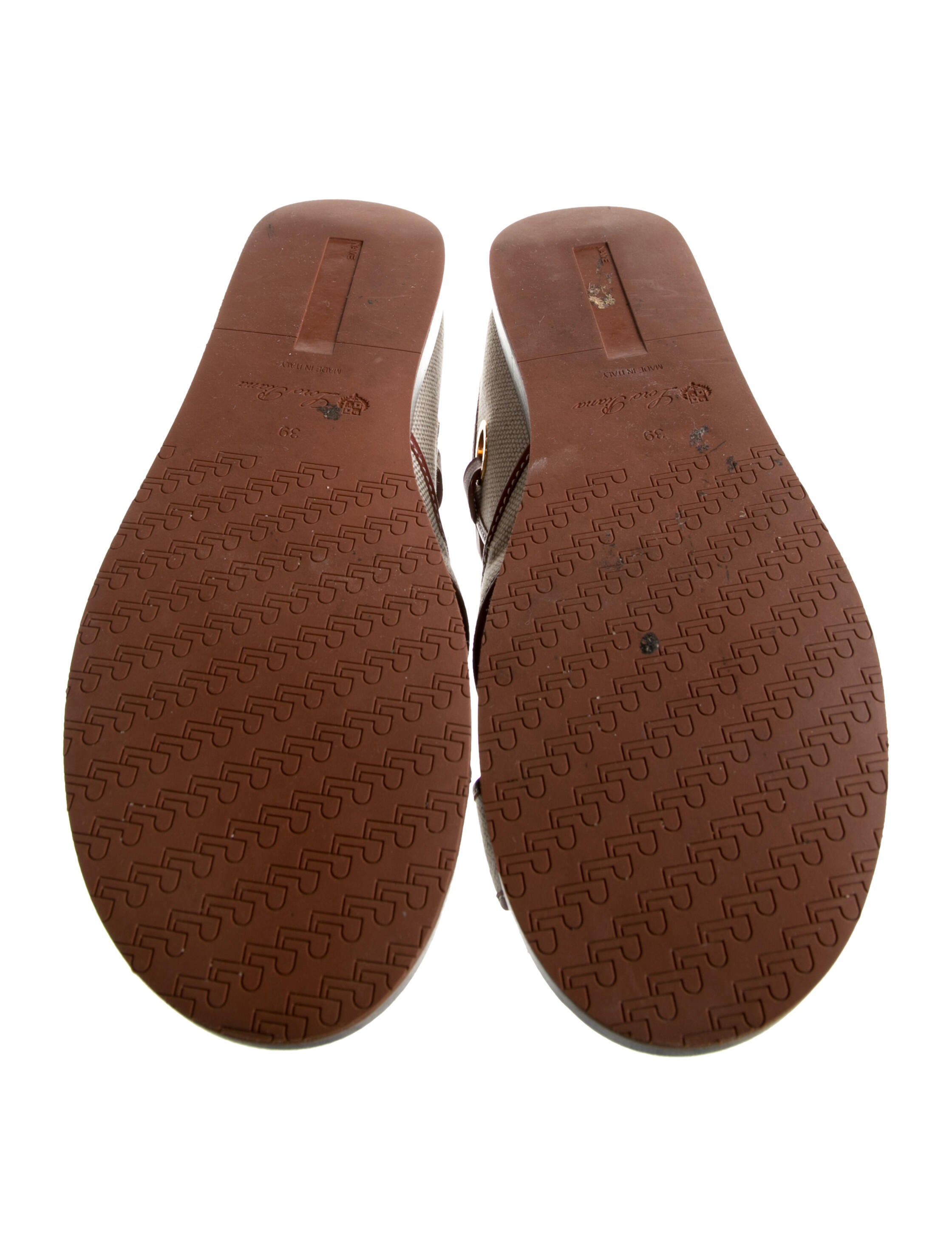 Loro Piana Leo Canvas Gladiator Sandals - Sandals, Shoes