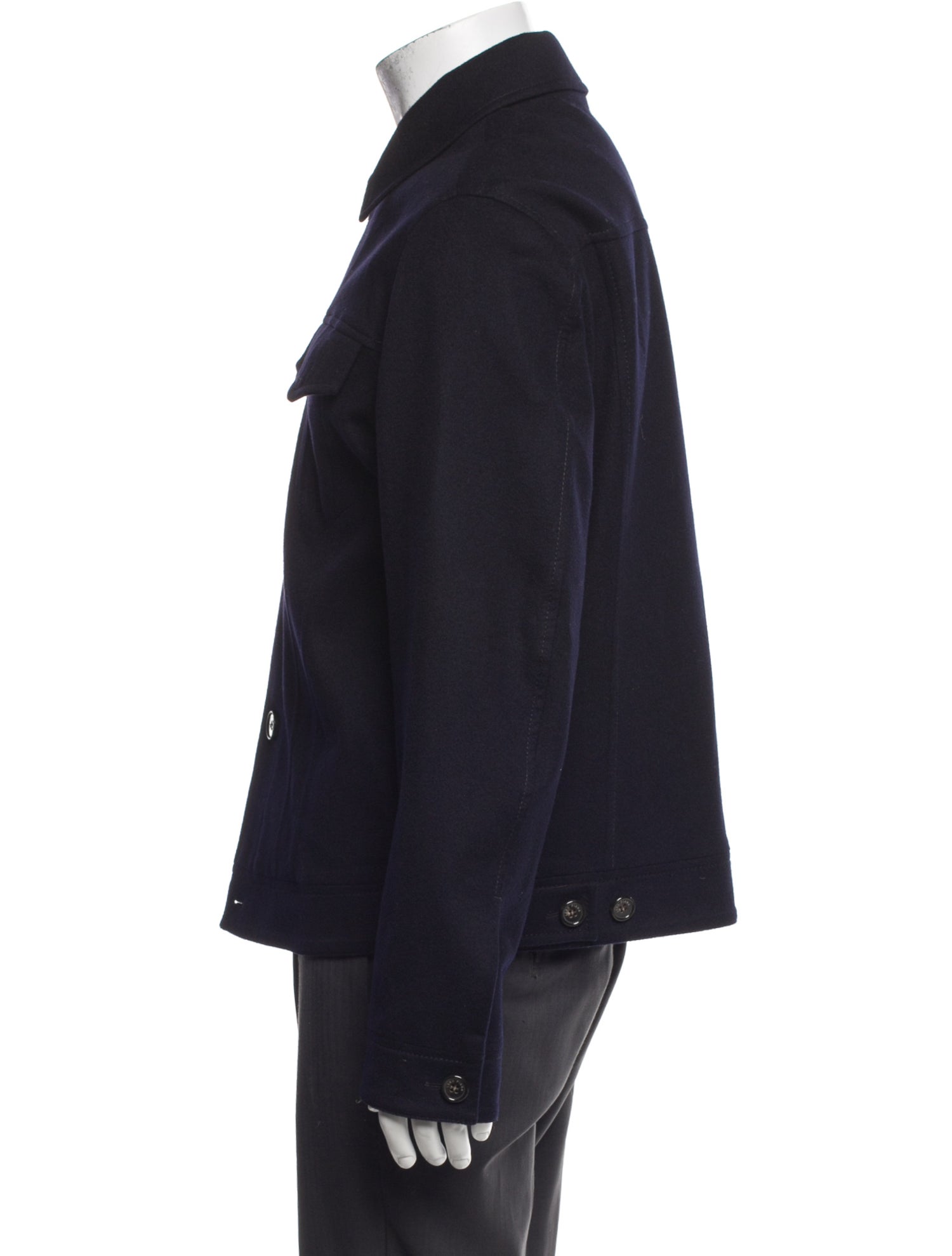 Loro Piana Cashmere Green Storm System Cashmere Trucker Jacket