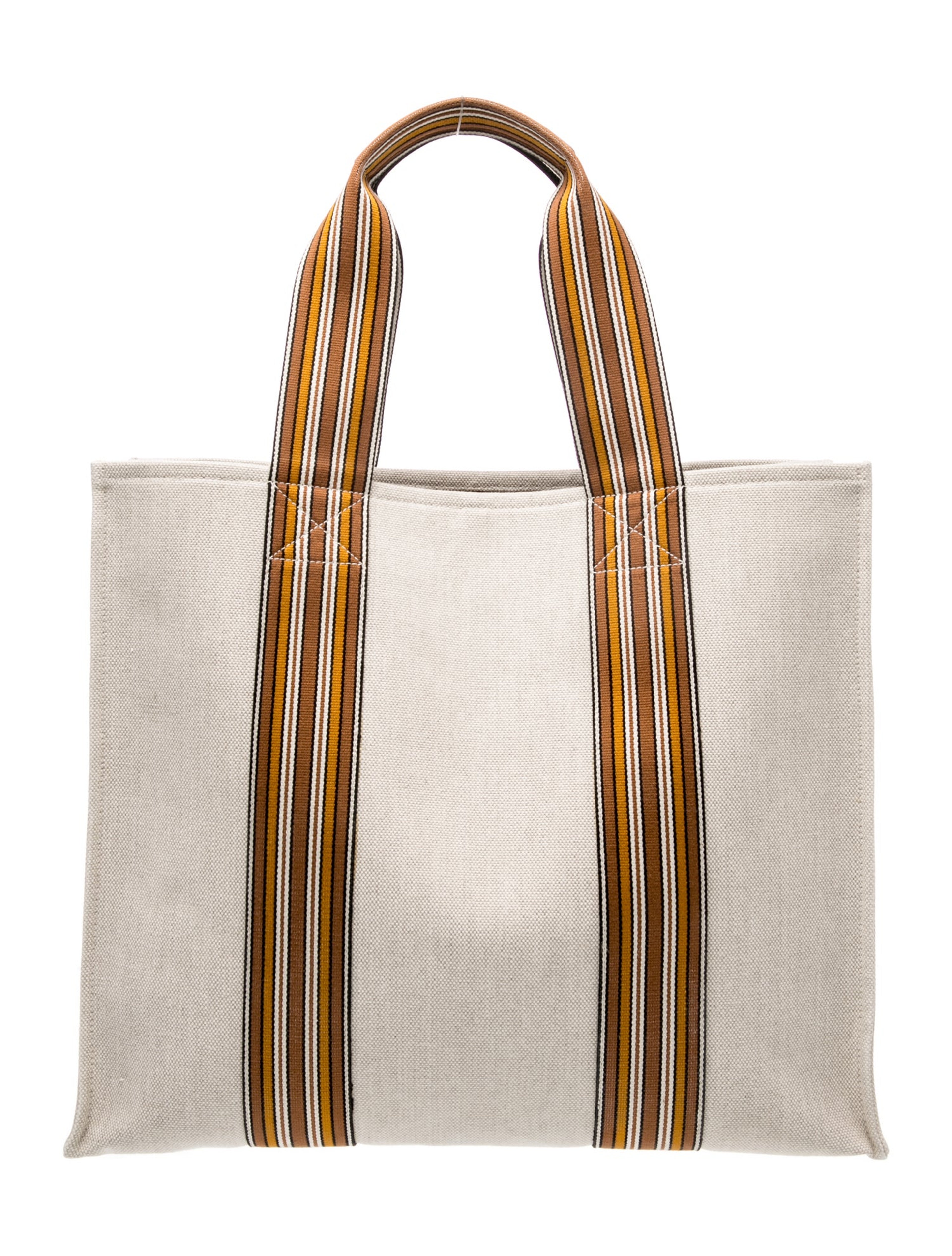 Canvas Suitcase Stripe Medium