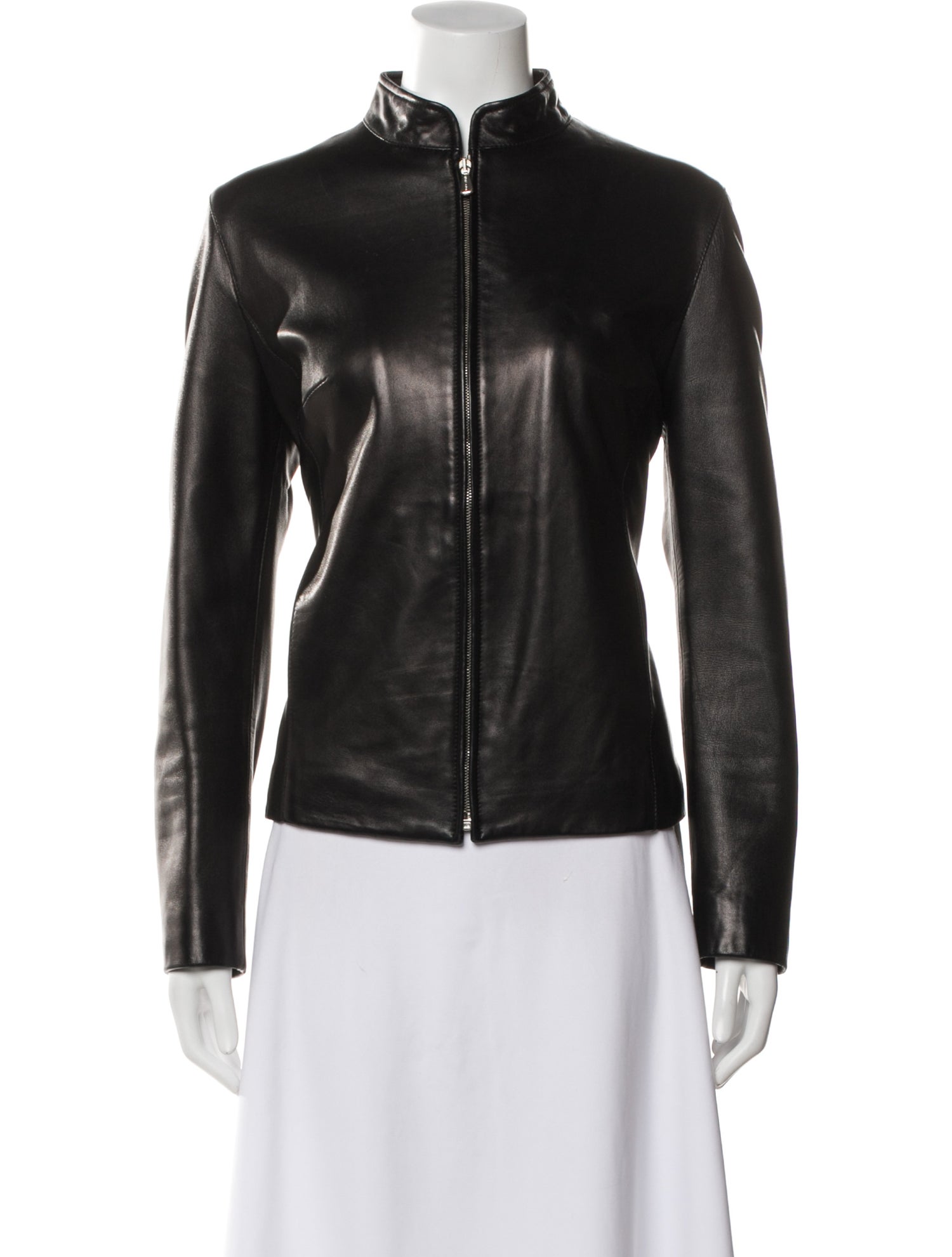 Loro Piana Leather Biker Jacket