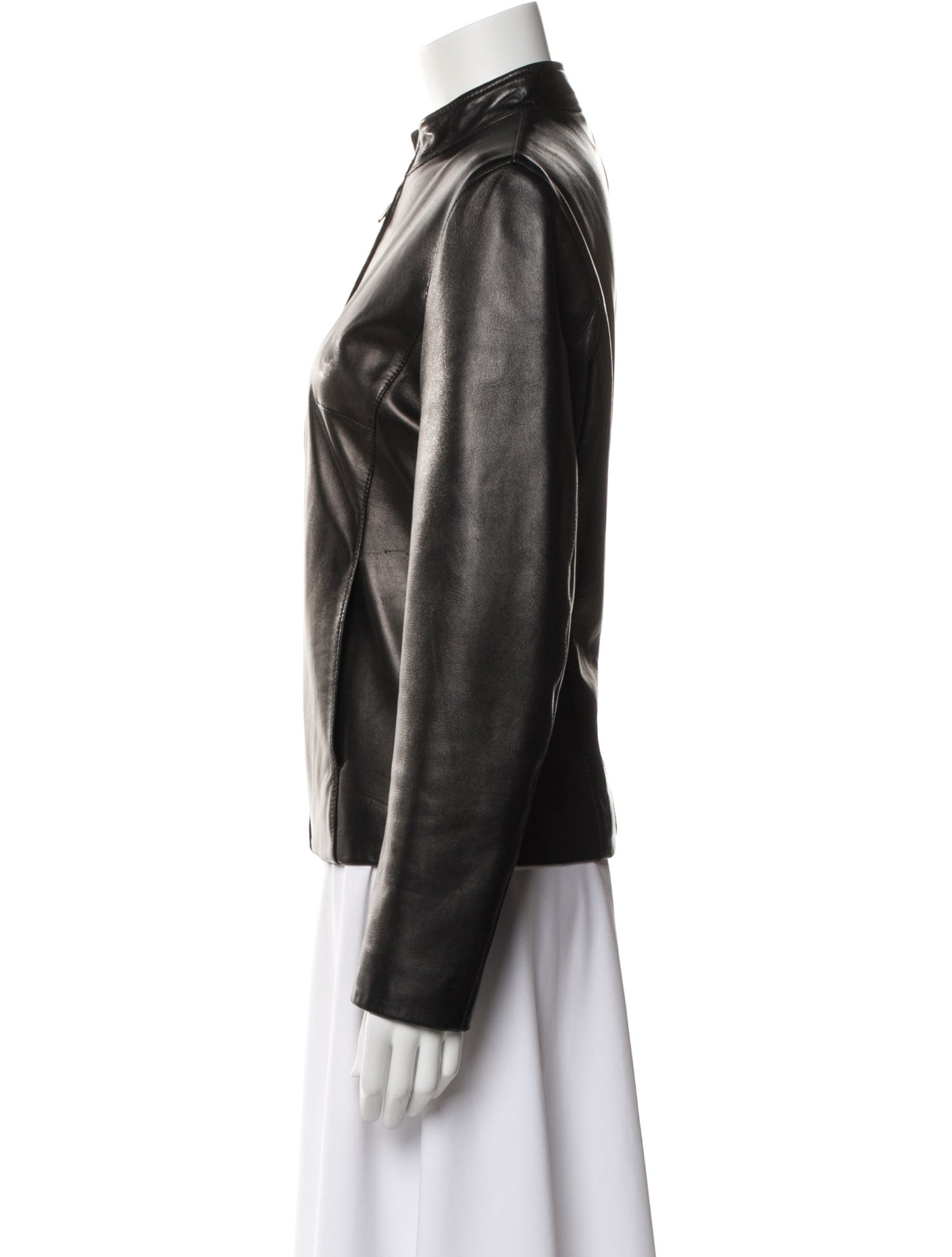 Loro Piana Leather Biker Jacket