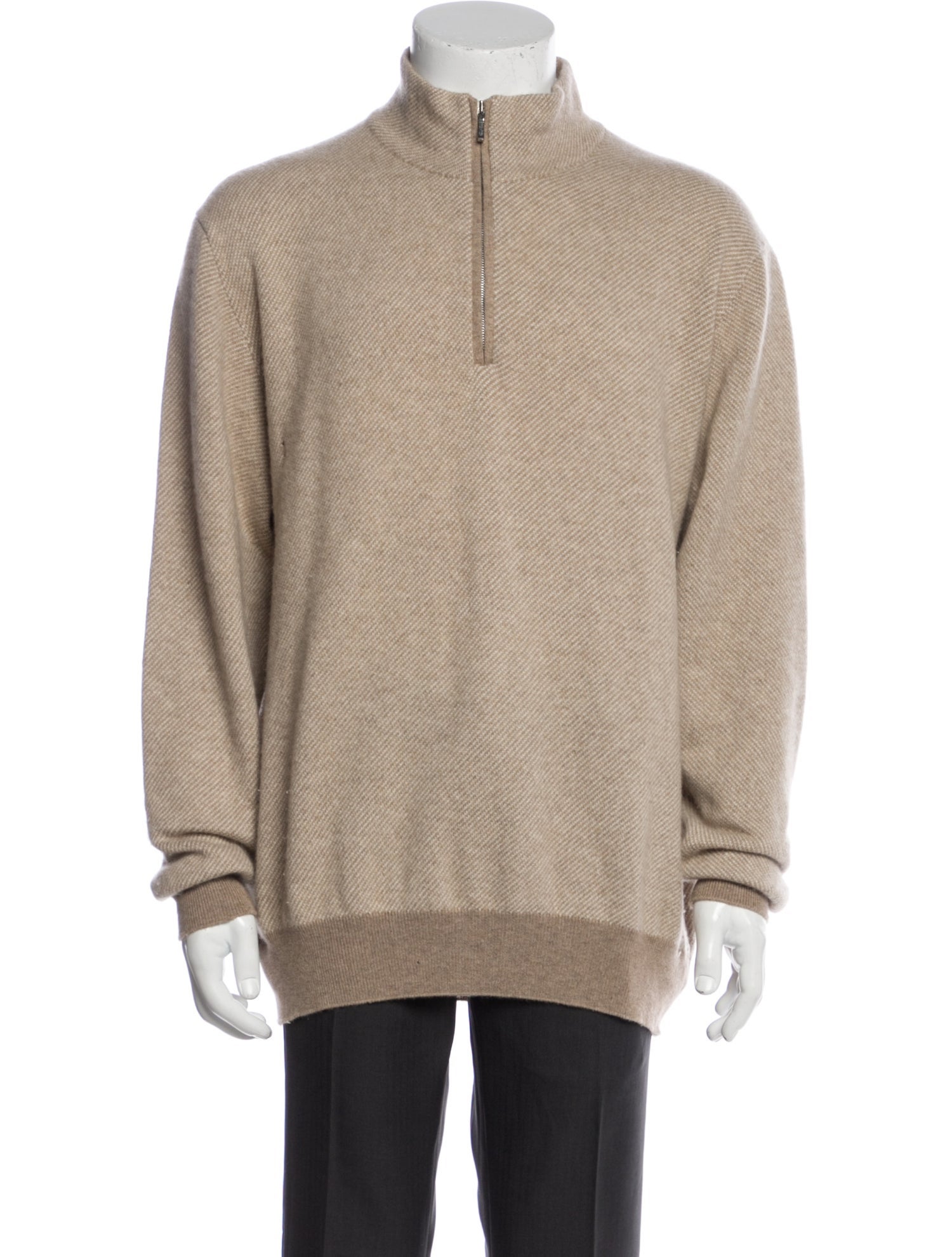 Loro Piana Cashmere Mock Neck Pullover