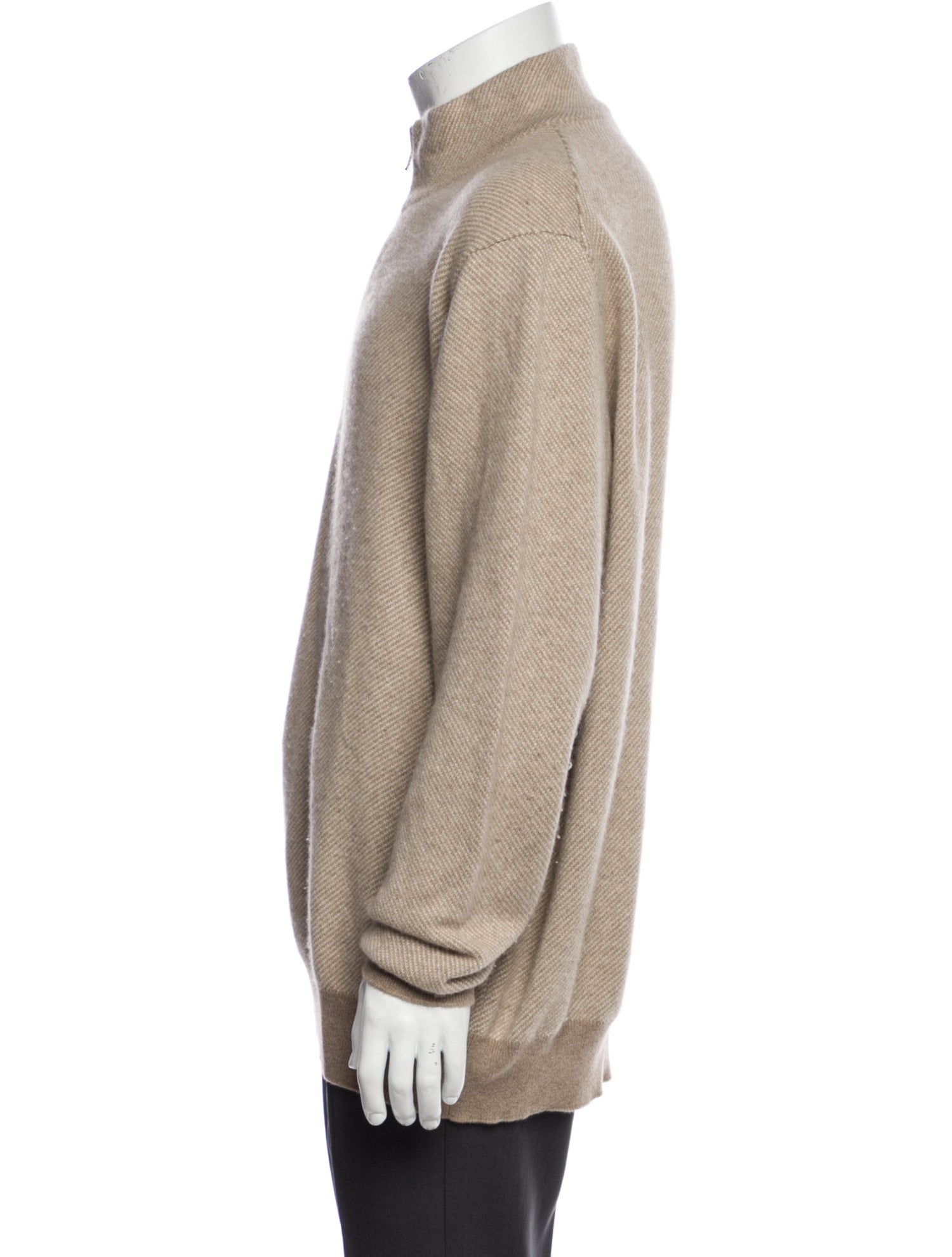 Loro Piana Cashmere Mock Neck Pullover