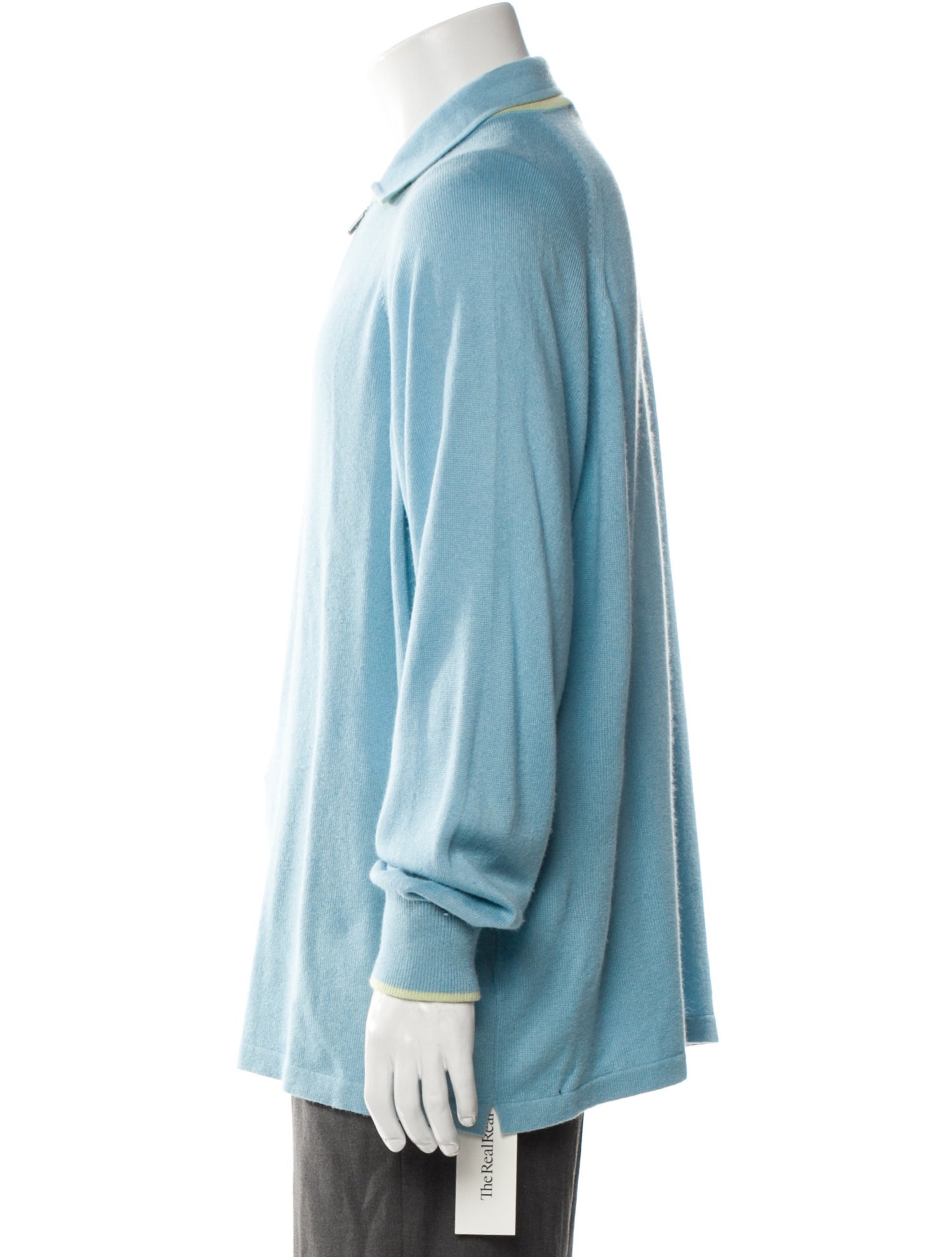 Loro Piana Silk Collar Polo Sweater