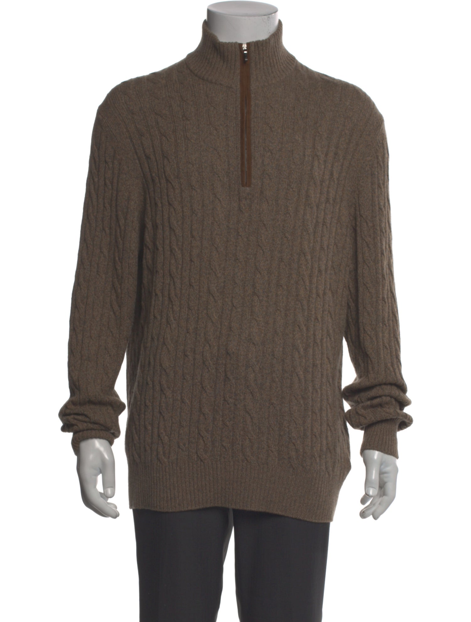 Loro Piana Treccia Baby Cashmere Pullover