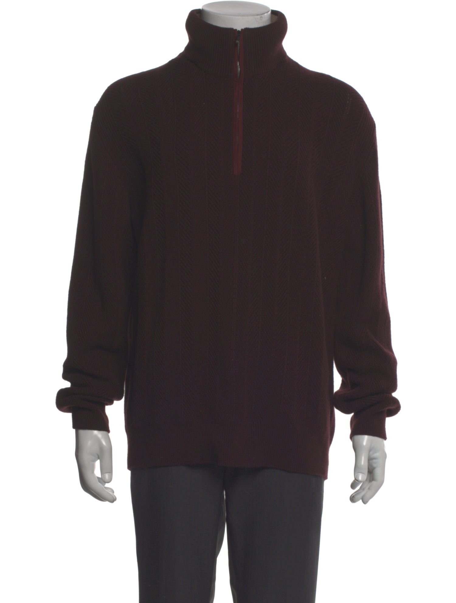 Loro Piana Baby Cashmere Mock Neck Pullover