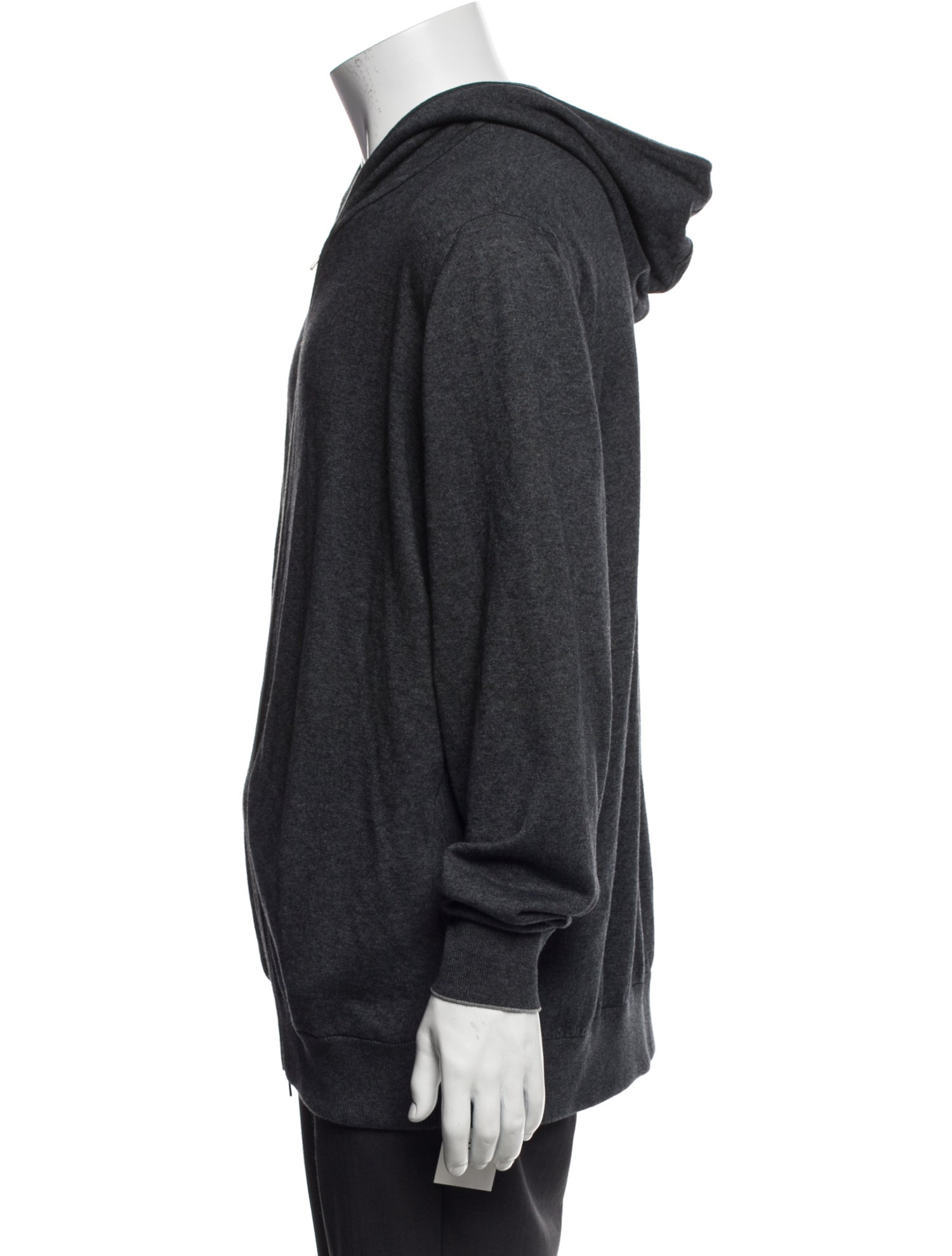 Loro Piana Mock Neck Long Sleeve Cardigan