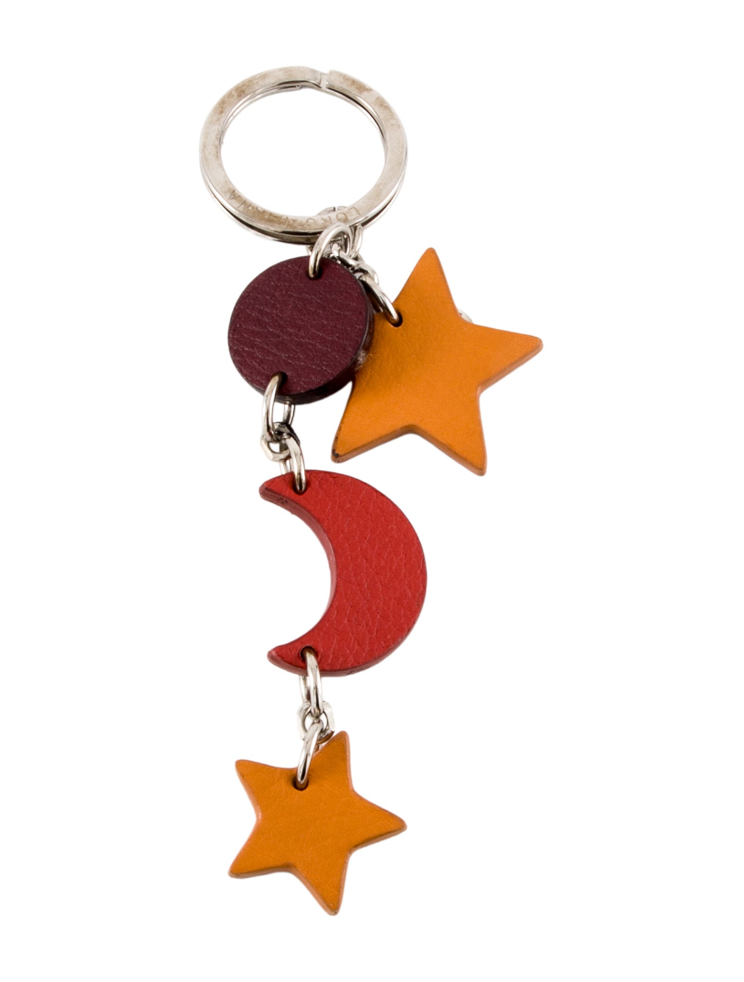 Loro Piana Leather Stars Keychain