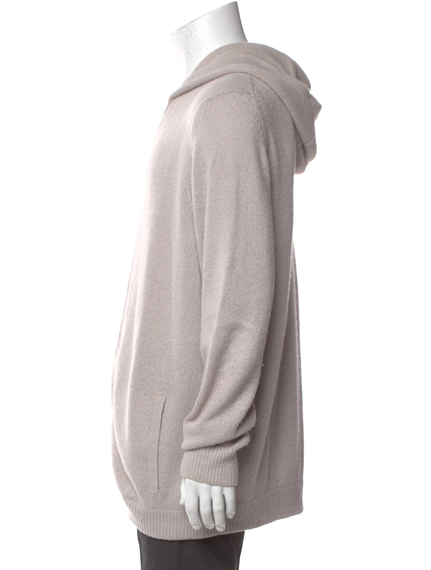 Loro Piana Linen Mock Neck Cardigan