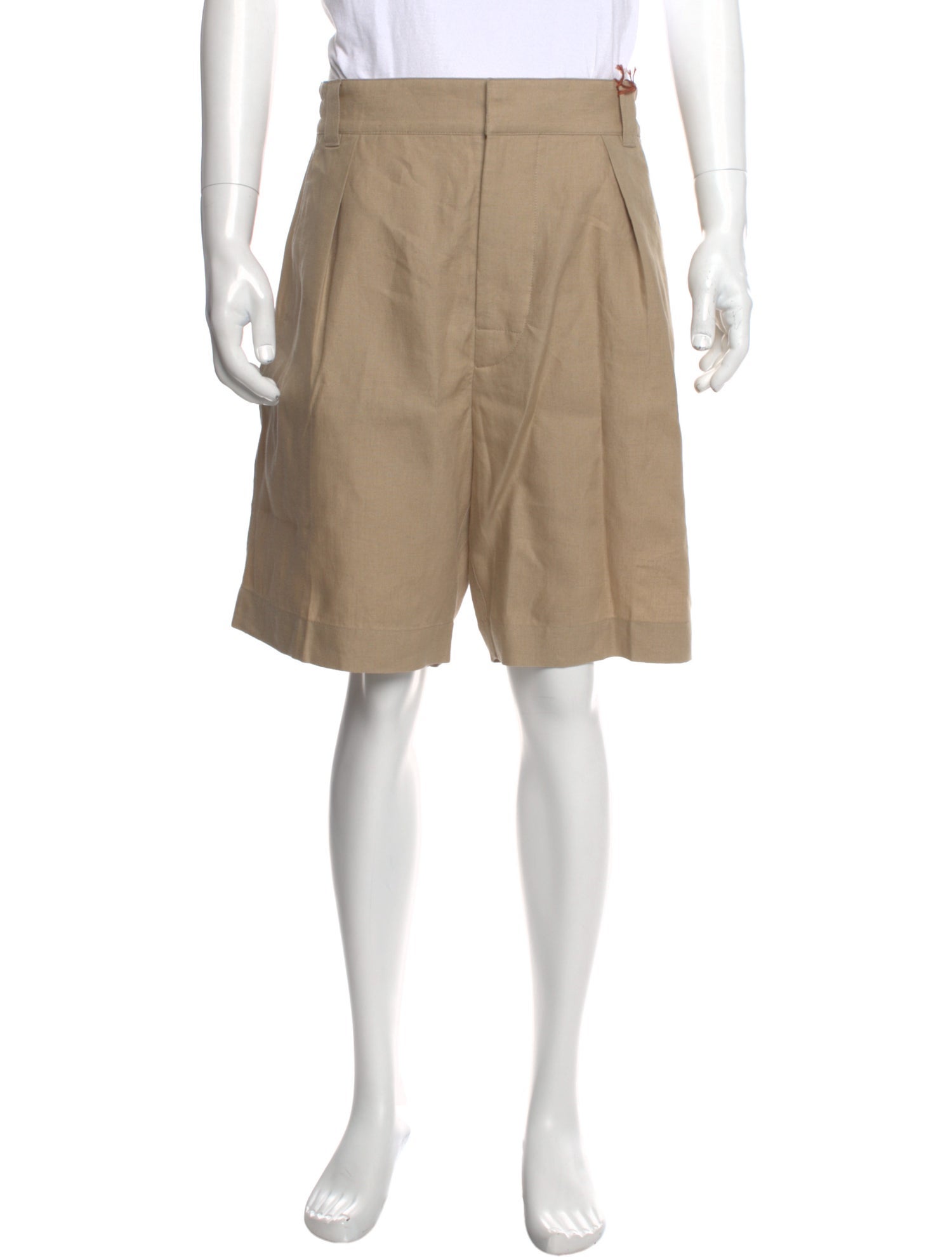 Loro Piana Reinga Flat Front Shorts w/ Tags