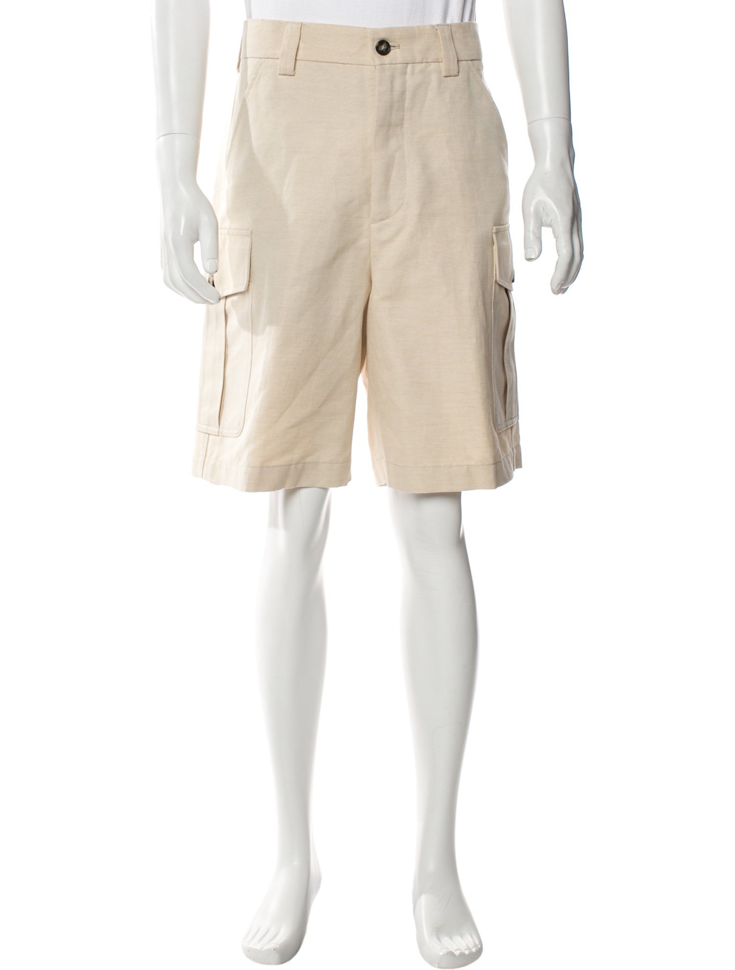 Loro Piana Bizen Flat Front Shorts