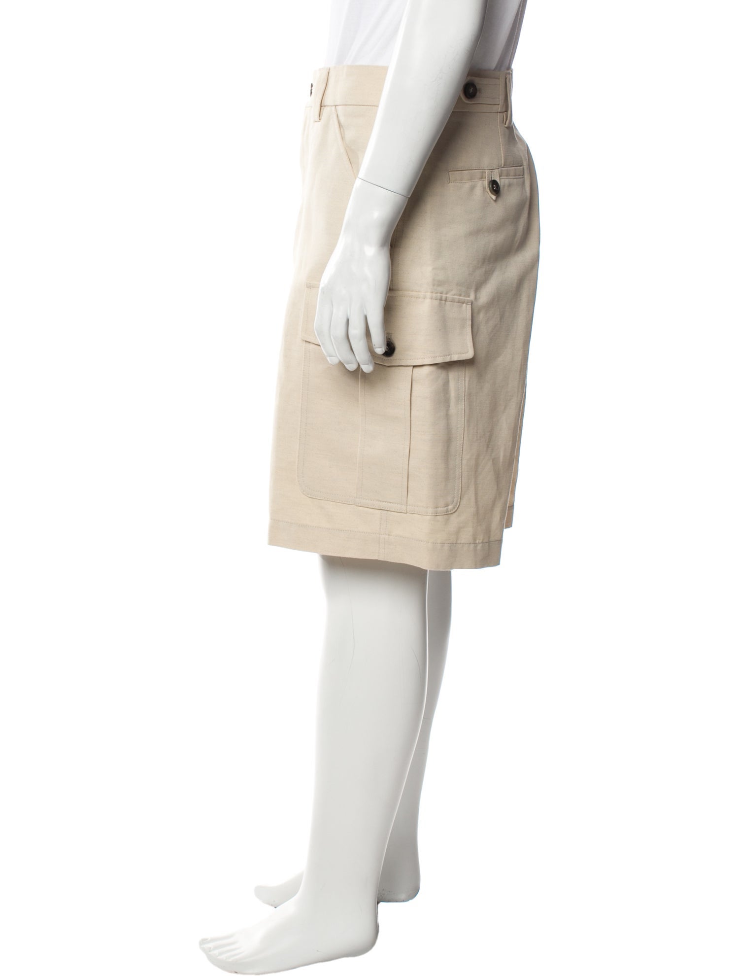 Loro Piana Bizen Flat Front Shorts