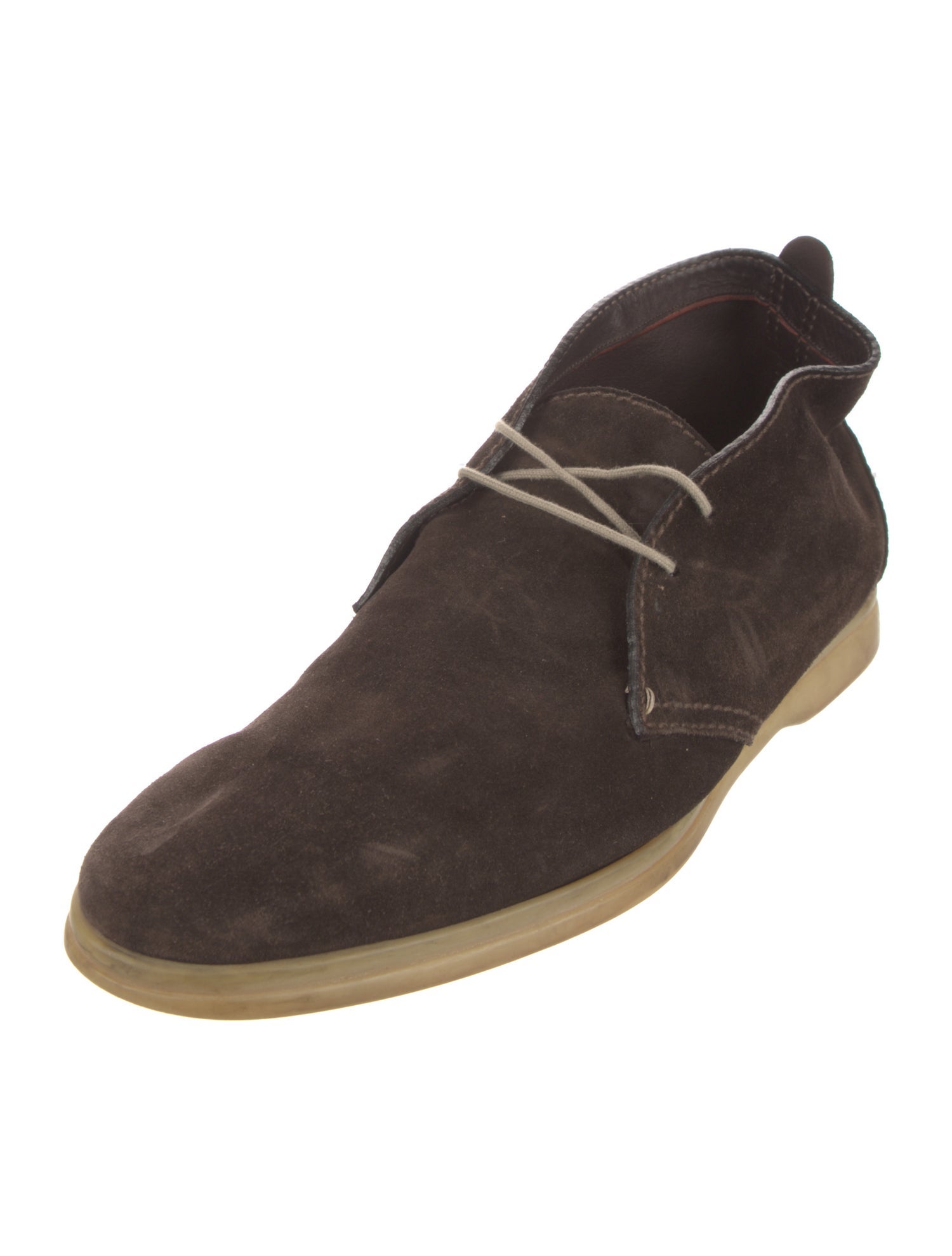 Loro Piana Suede Lace-Up Boots